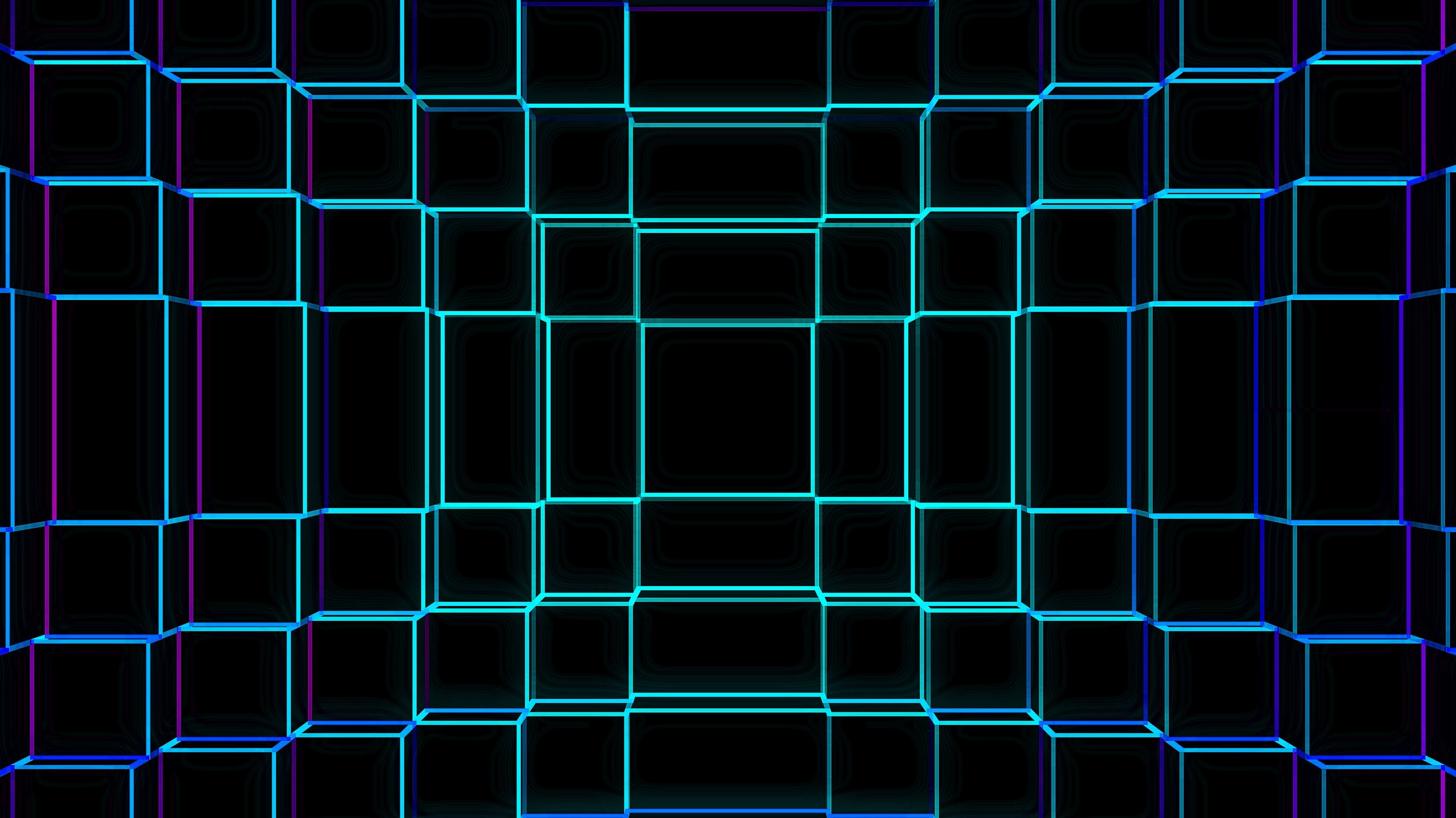 Обои свет, красочность, синий, лазурный, зеленый в разрешении 3840x2160