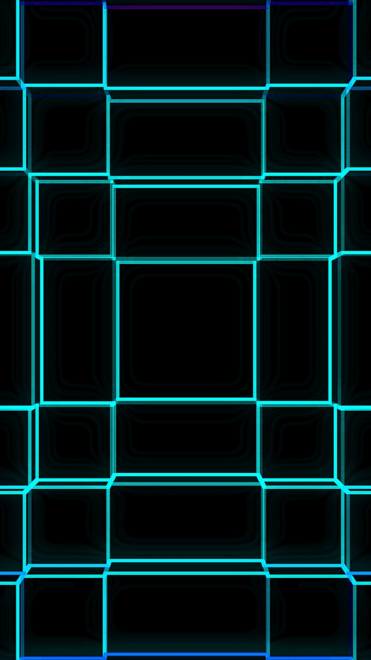 Обои свет, красочность, синий, лазурный, зеленый в разрешении 750x1334