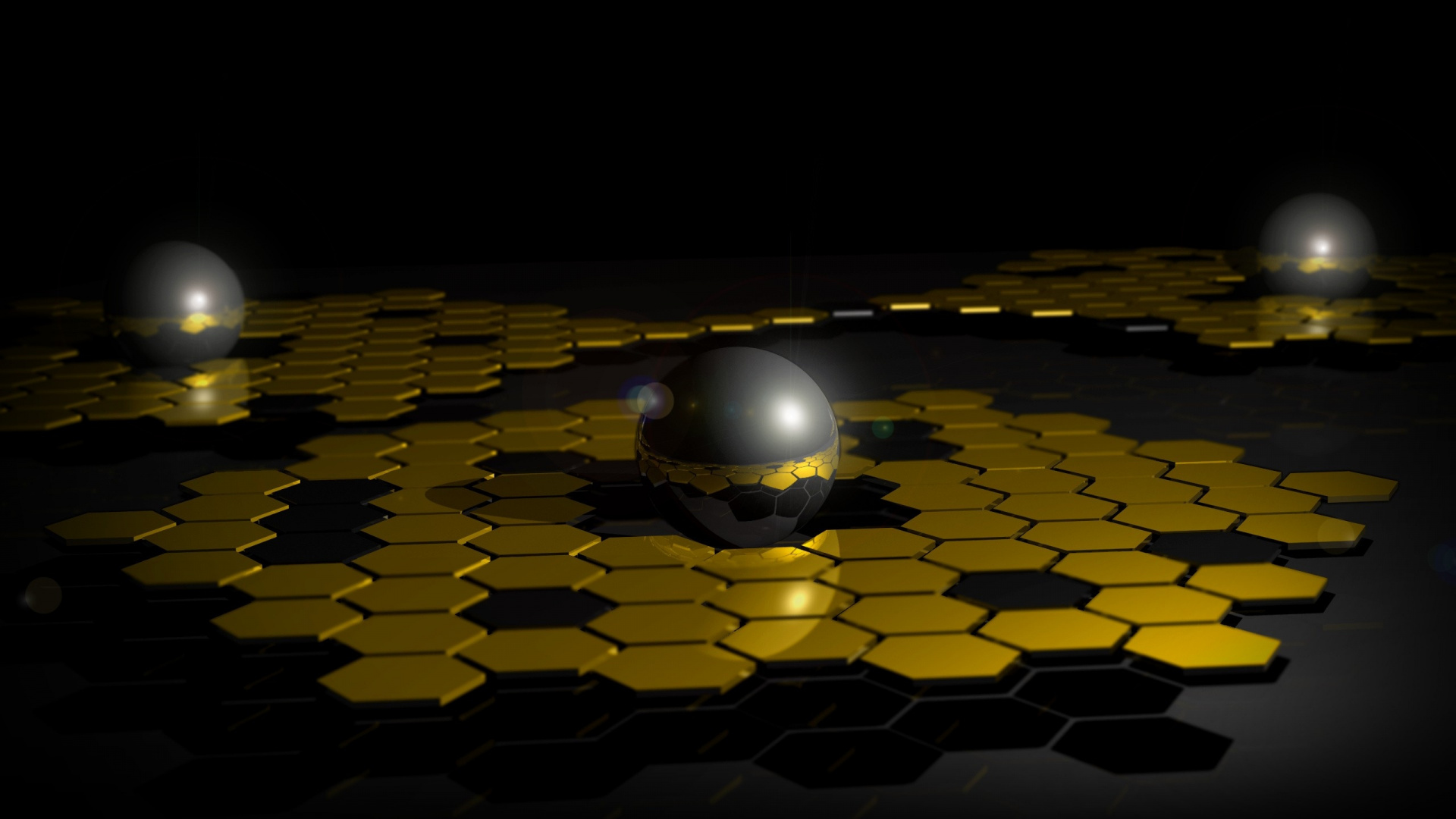 Обои свет, освещение, желтый, сфера, мяч в разрешении 1920x1080