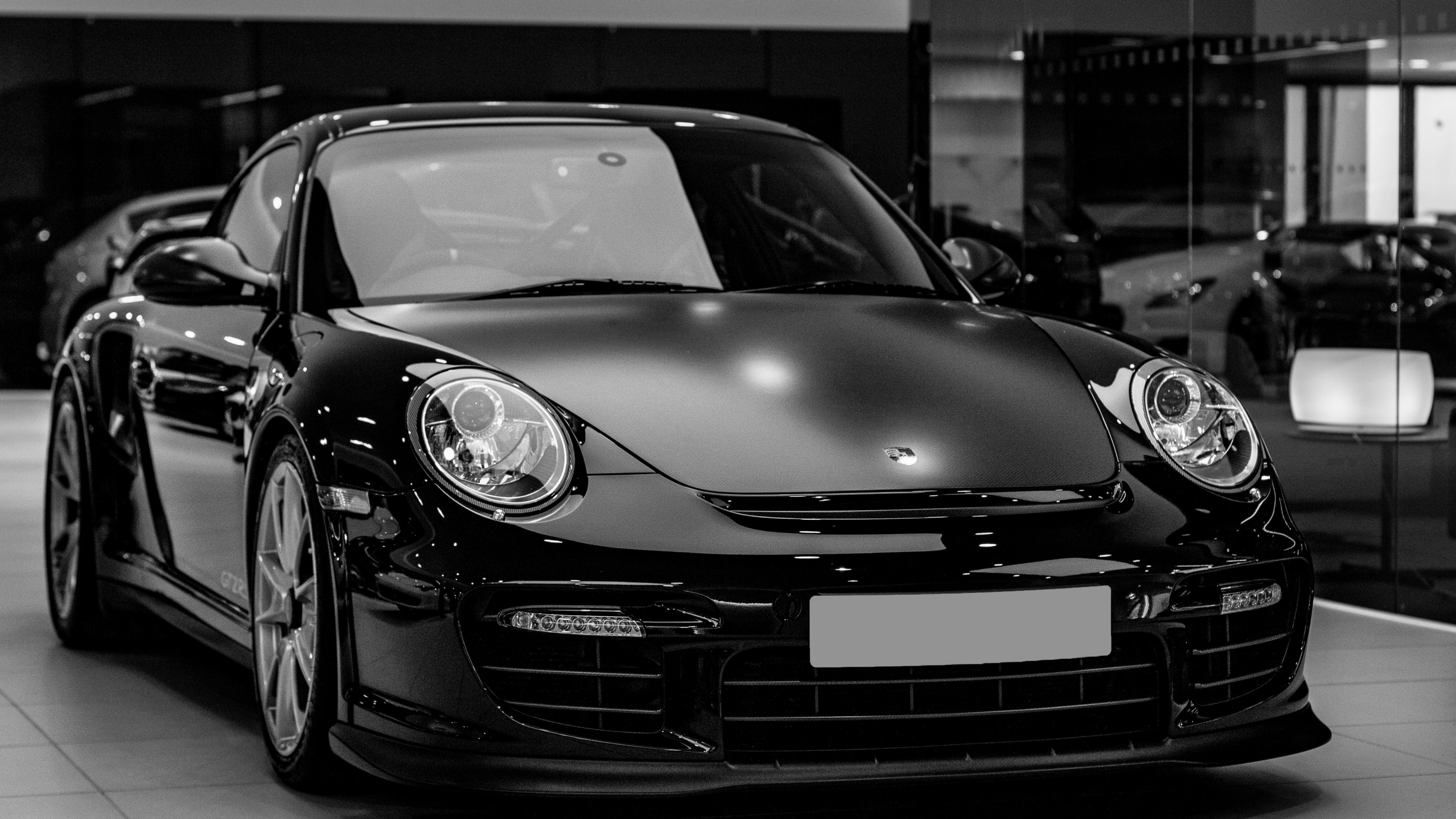 Обои суперкар, черный, спорткар, автомобиль, моторный транспорт в разрешении 3840x2160