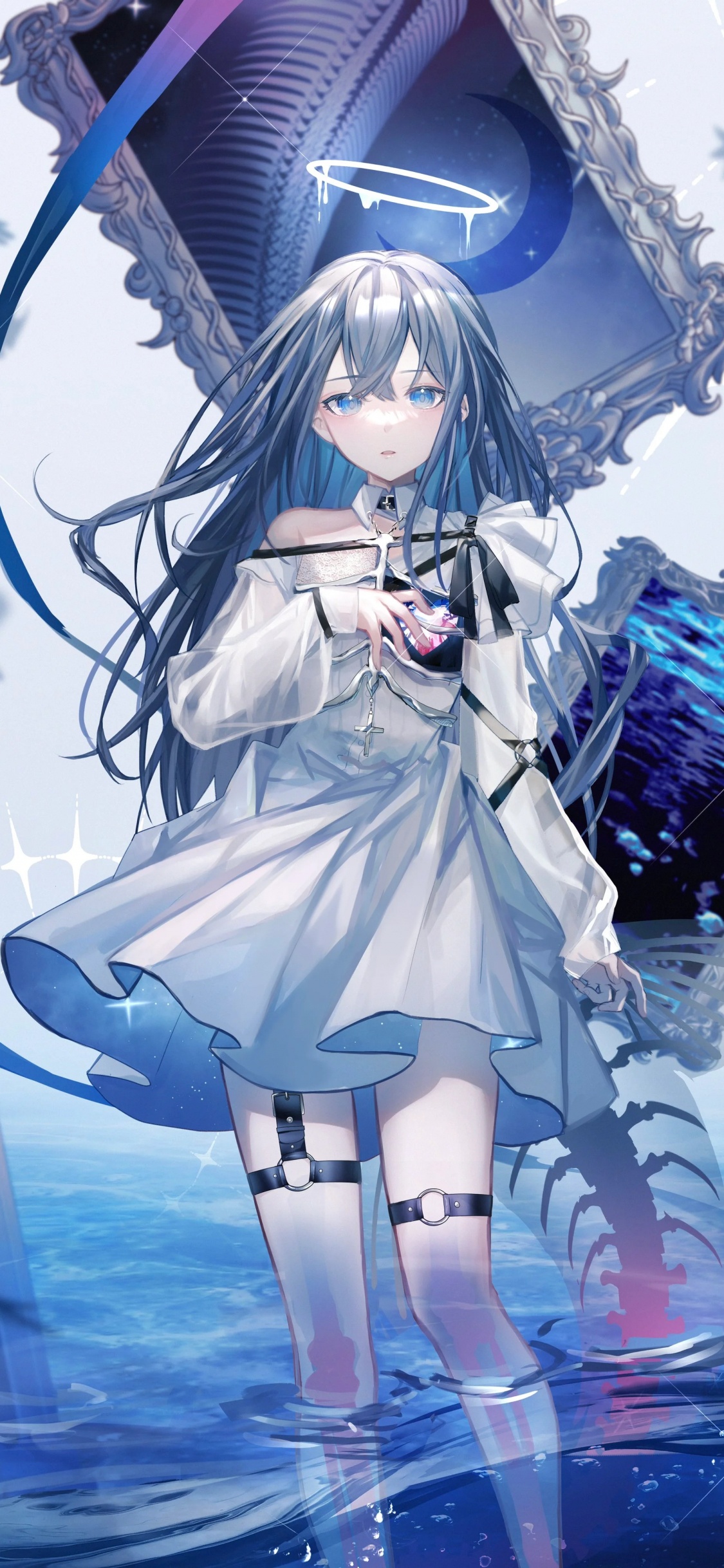 Обои аниме, иллюстрация, Класс 101, ООО, Гельбору, Данбору в разрешении 1125x2436