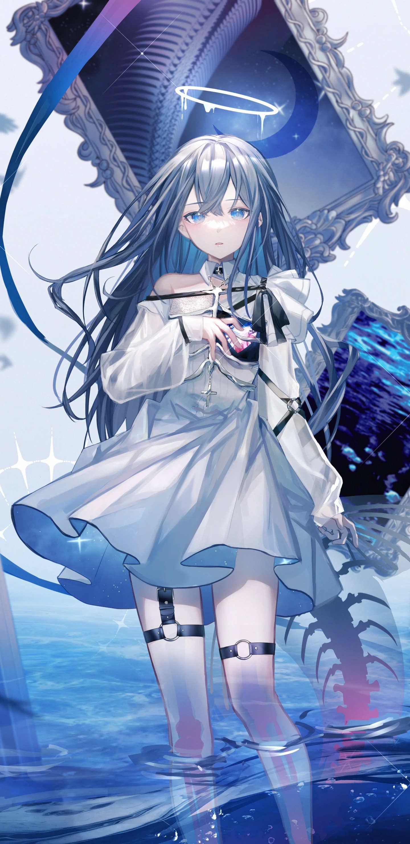 Обои аниме, иллюстрация, Класс 101, ООО, Гельбору, Данбору в разрешении 1440x2960