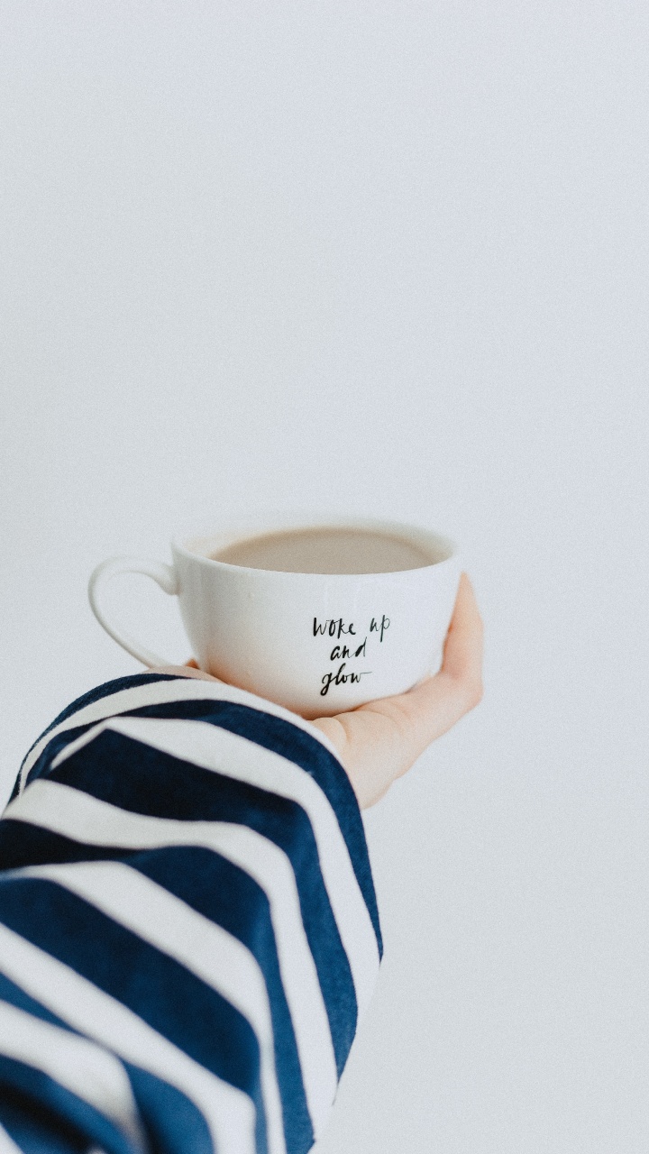 Обои кофейная чашка, кофе, чашка, белые, чайная чашка в разрешении 720x1280