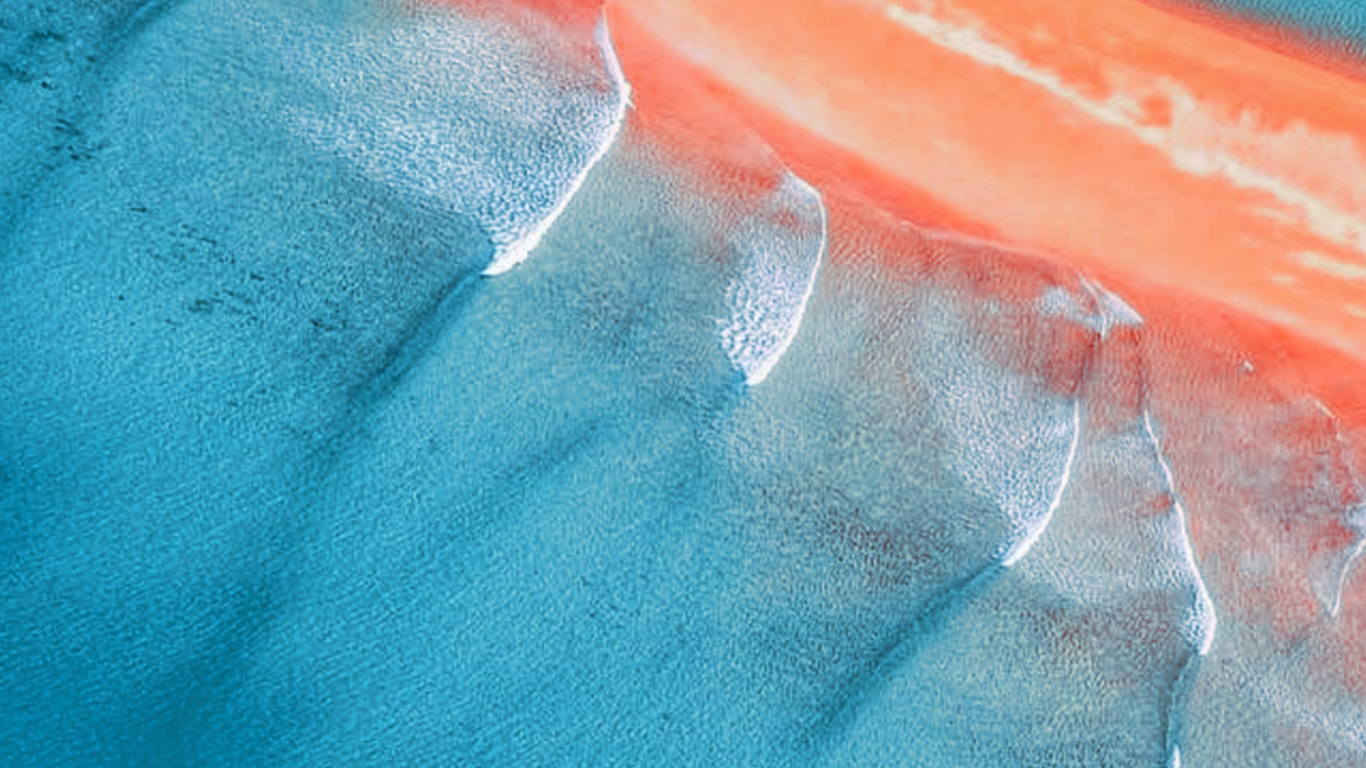 Обои пластик, синий, ткань, жидкость, жидкий в разрешении 1366x768