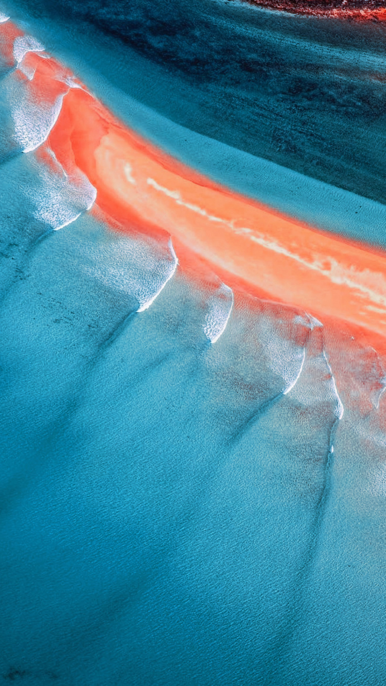 Обои пластик, синий, ткань, жидкость, жидкий в разрешении 750x1334