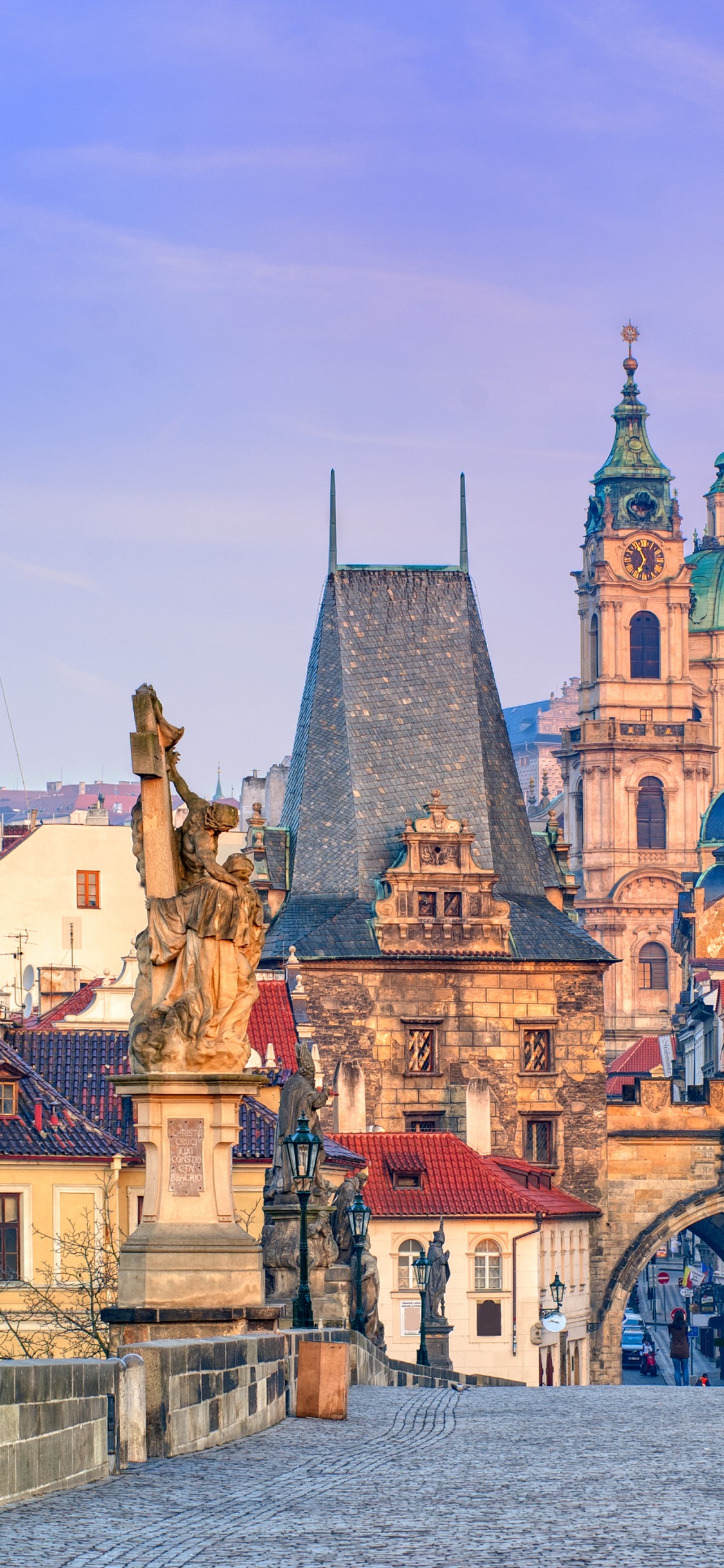 Обои Пражский град, ориентир, город, туризм, историческое место в разрешении 1125x2436