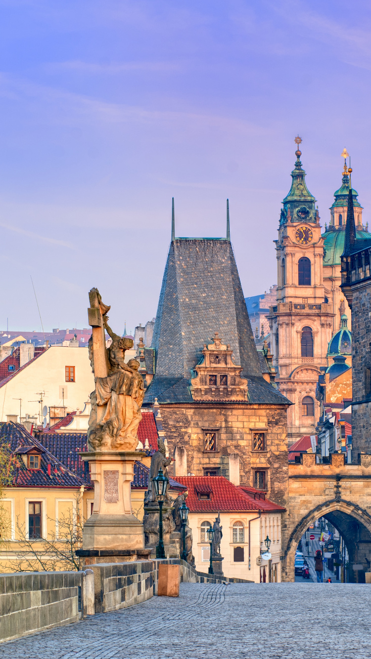 Обои Пражский град, ориентир, город, туризм, историческое место в разрешении 750x1334