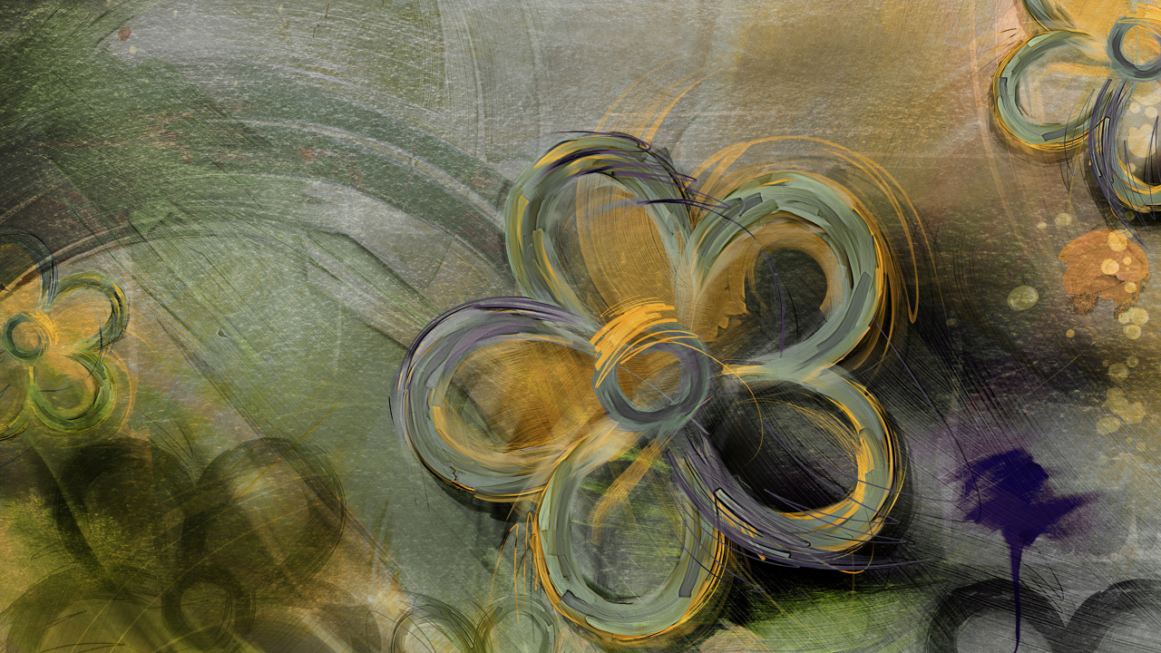 Обои желтый, живопись, натюрморт, арт, искусство в разрешении 1280x720