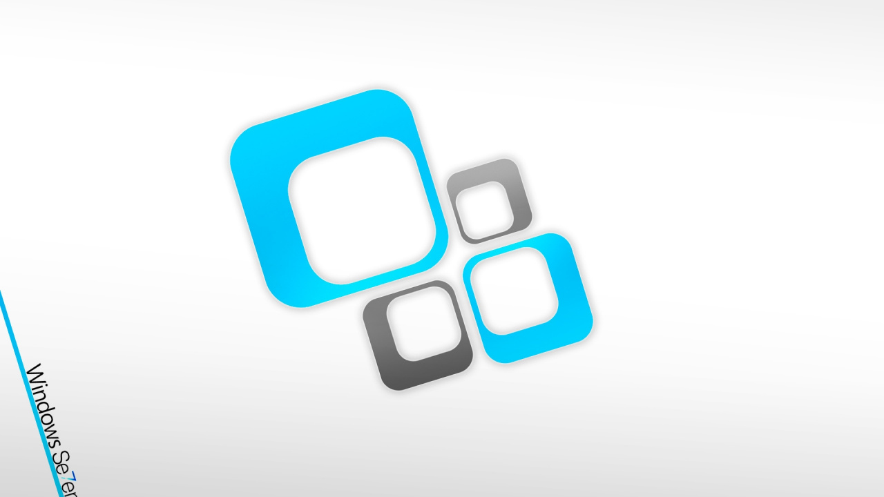 Обои windows 7, лого, марка, Майкрософт, шрифт в разрешении 1280x720