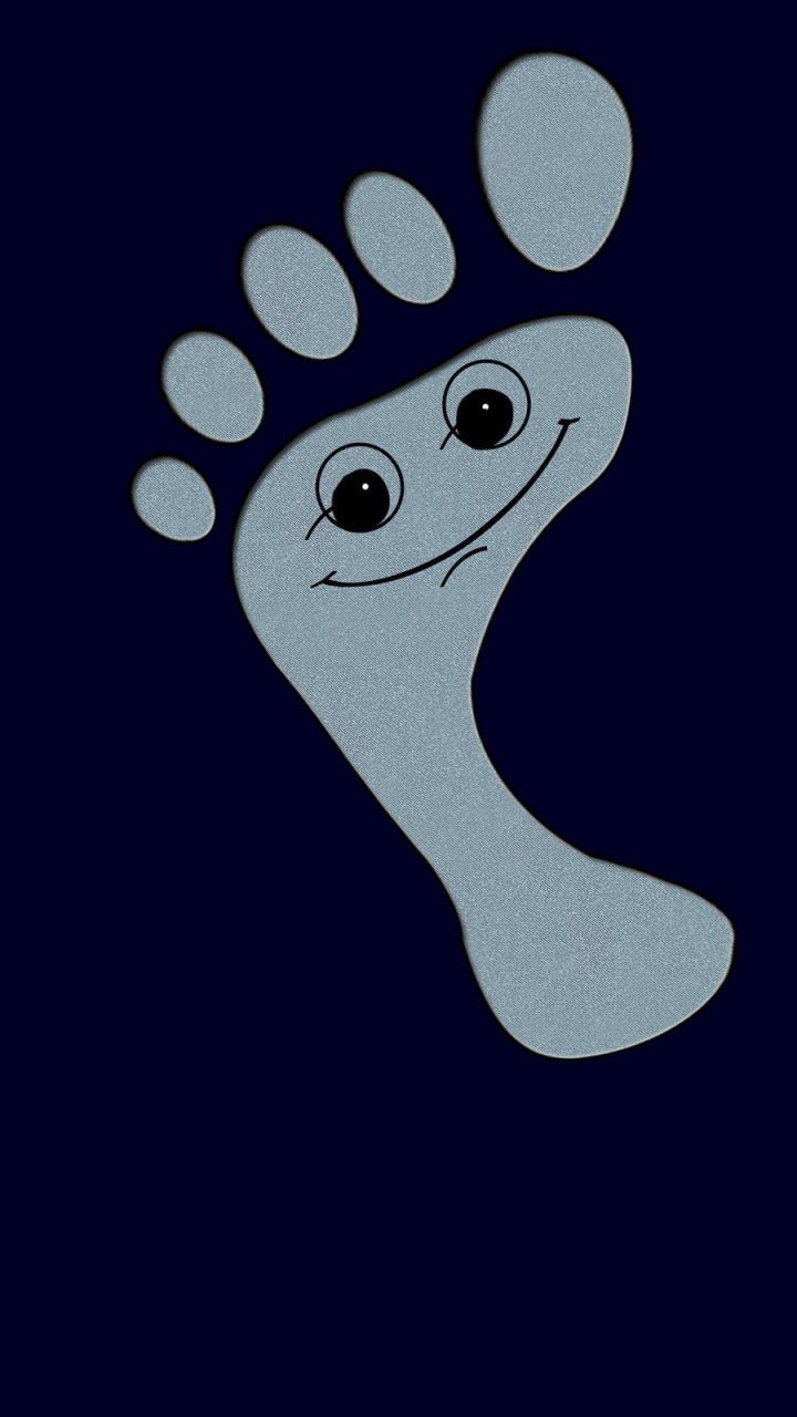 Обои палец, иллюстрация, улыбчивый, шрифт, черный в разрешении 720x1280