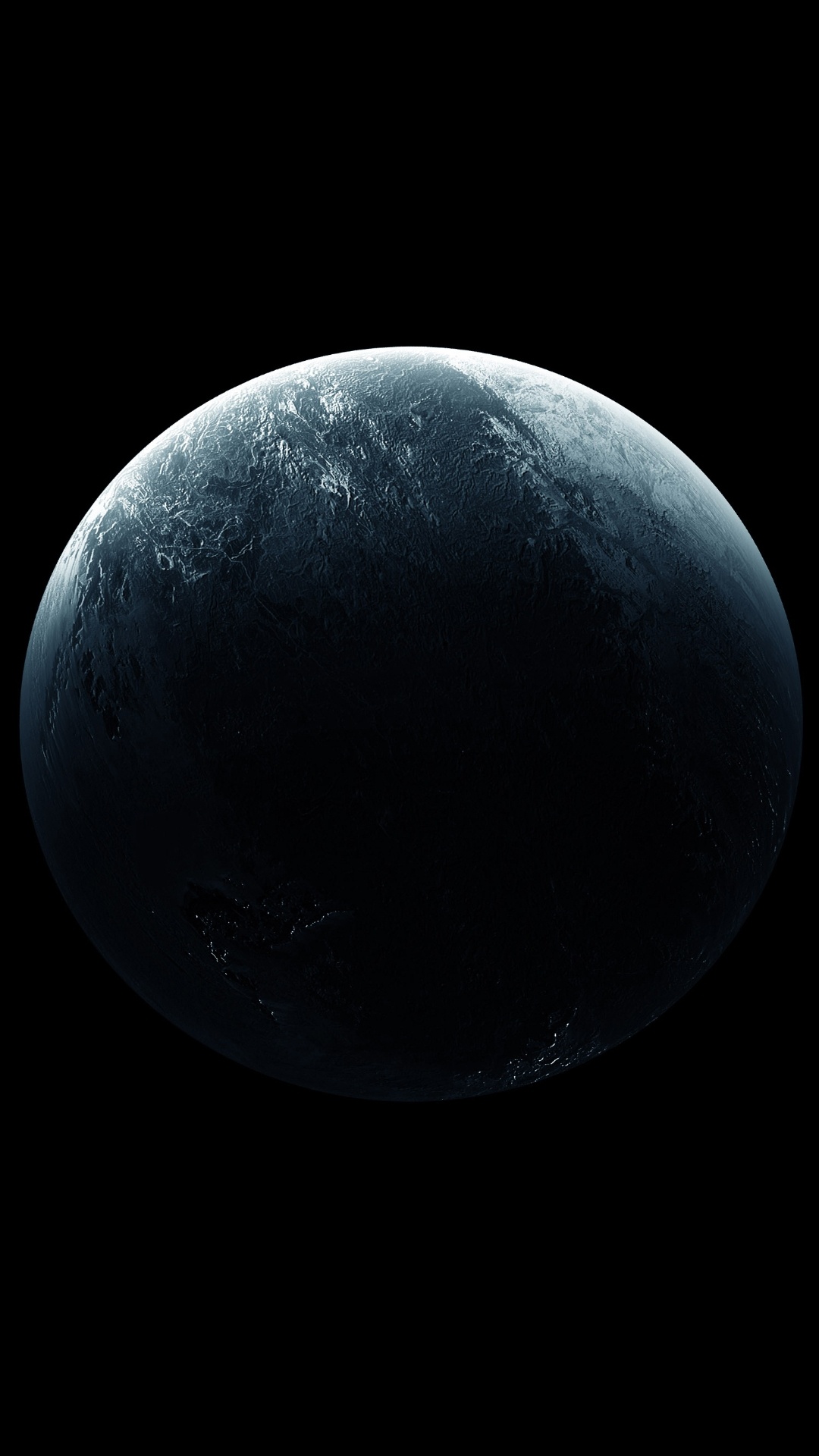 Обои луна, астрономический объект, атмосфера, темнота, космос в разрешении 1080x1920