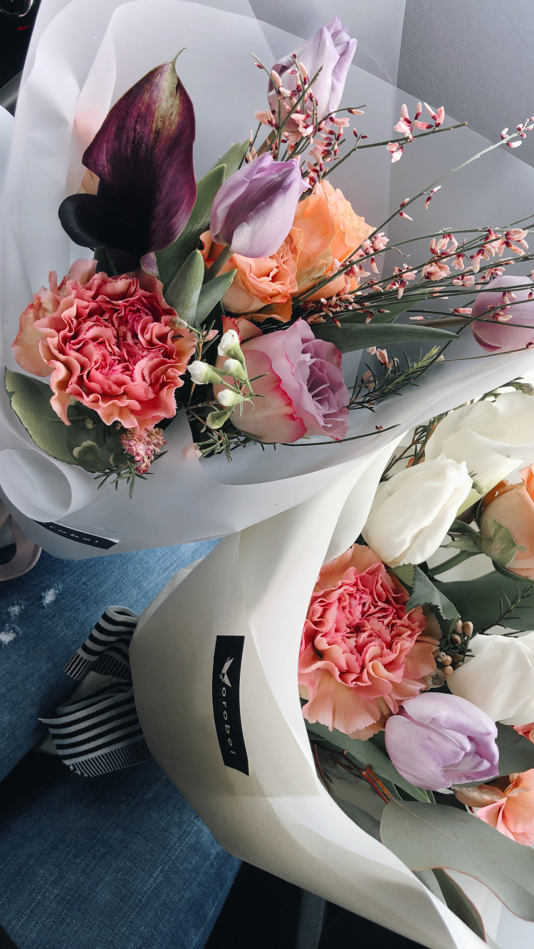 Обои цветочный букет, цветочный дизайн, Роза, срезанные цветы, искусственный цветок в разрешении 750x1334