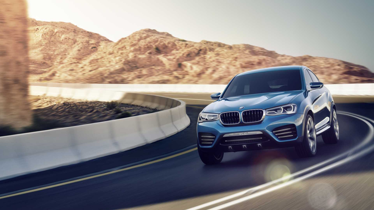 Обои bmw х4, авто, bmw, bmw x6, вождение в разрешении 1280x720