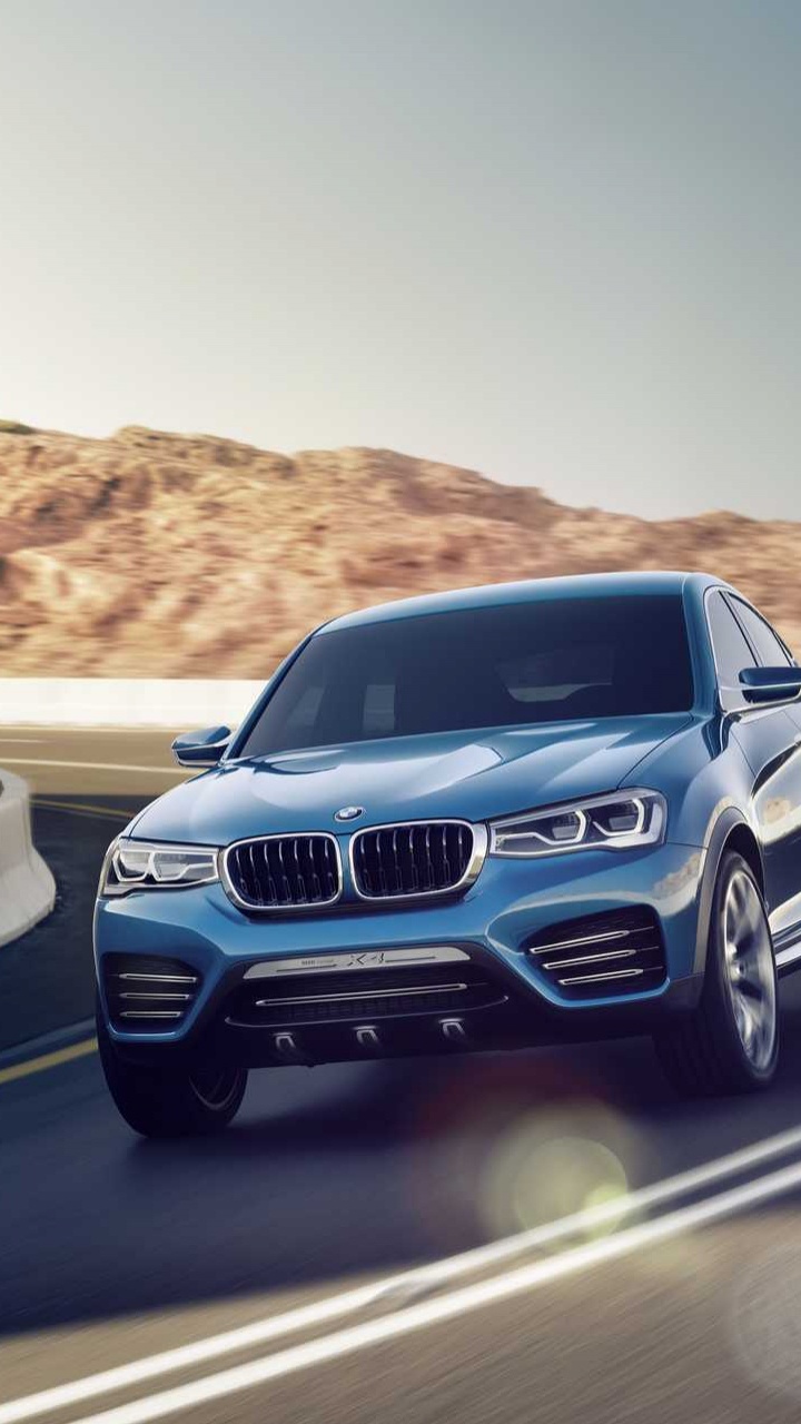 Обои bmw х4, авто, bmw, bmw x6, вождение в разрешении 720x1280