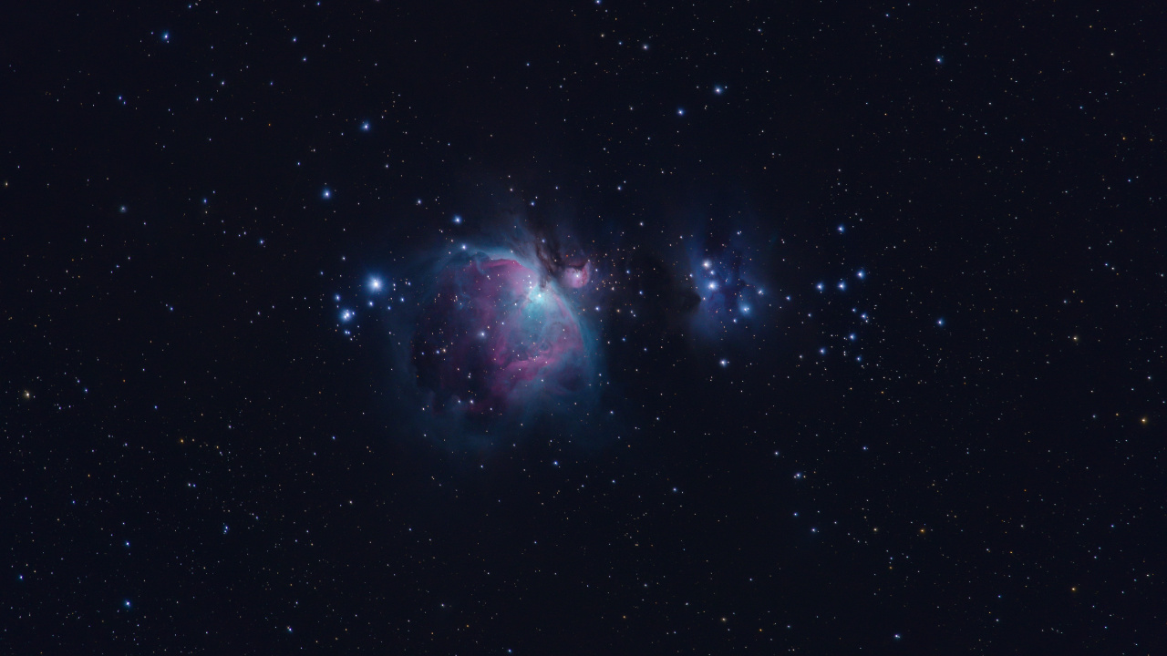 Обои туманность, Астрономия, Туманность Ориона, Вуаль Туманность, остаток сверхновой в разрешении 1280x720
