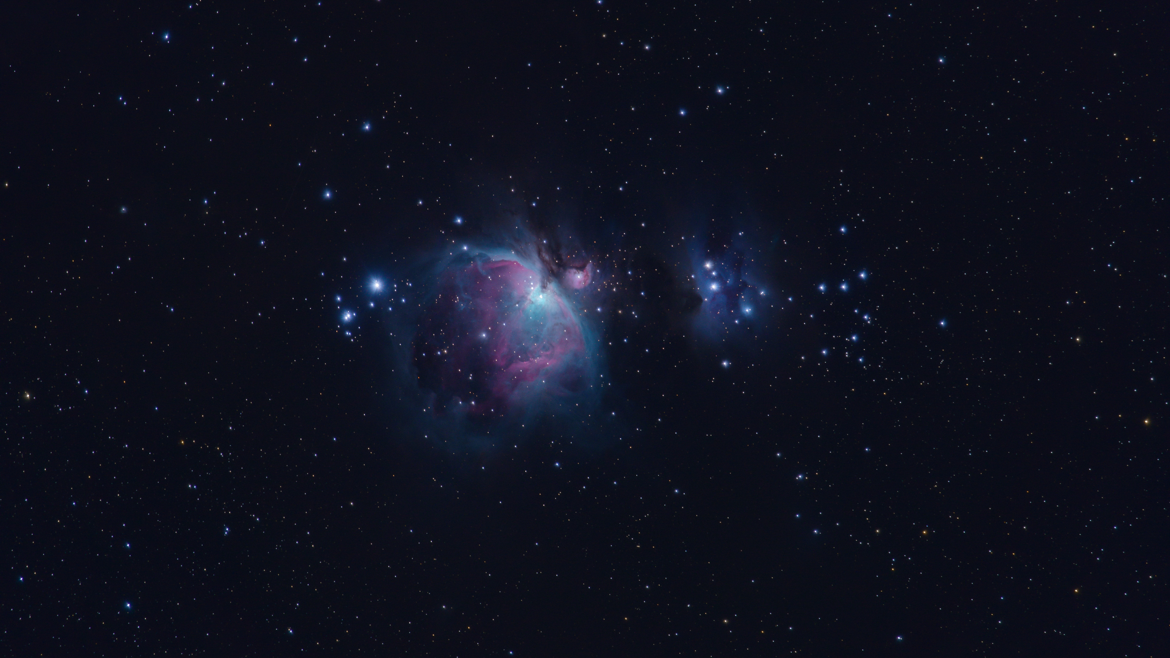 Обои туманность, Астрономия, Туманность Ориона, Вуаль Туманность, остаток сверхновой в разрешении 3840x2160