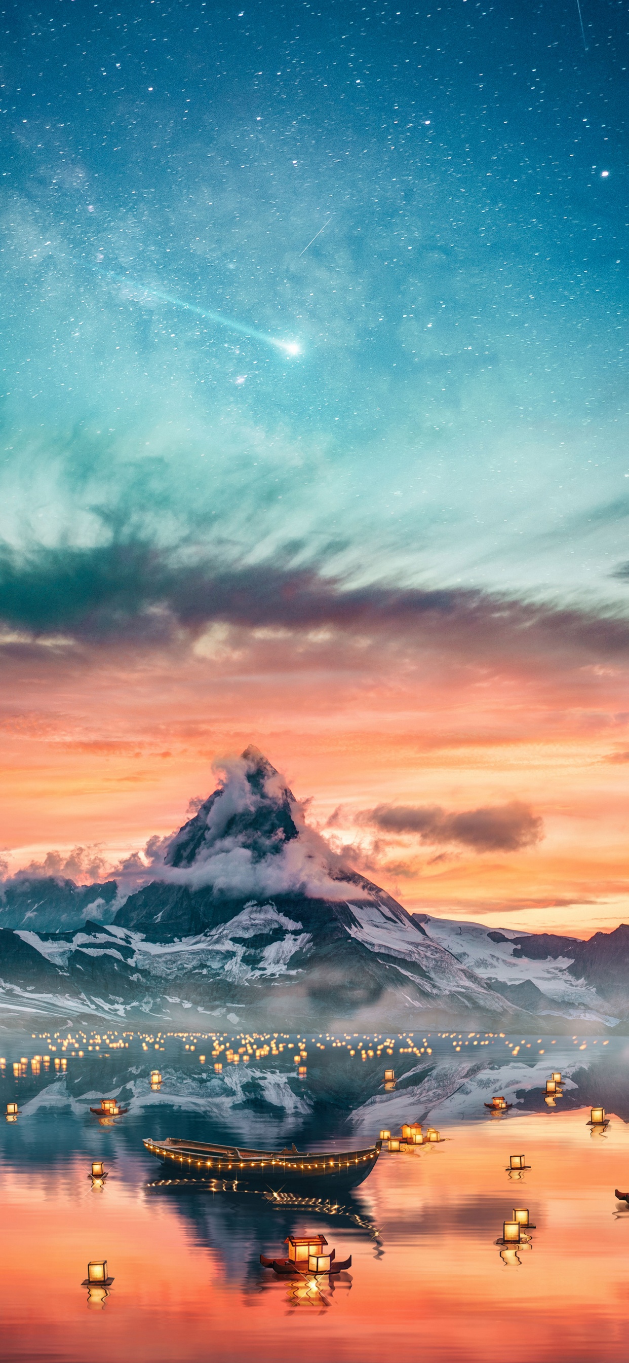 Обои пейзаж, природа, облако, атмосфера, экорегион в разрешении 1242x2688