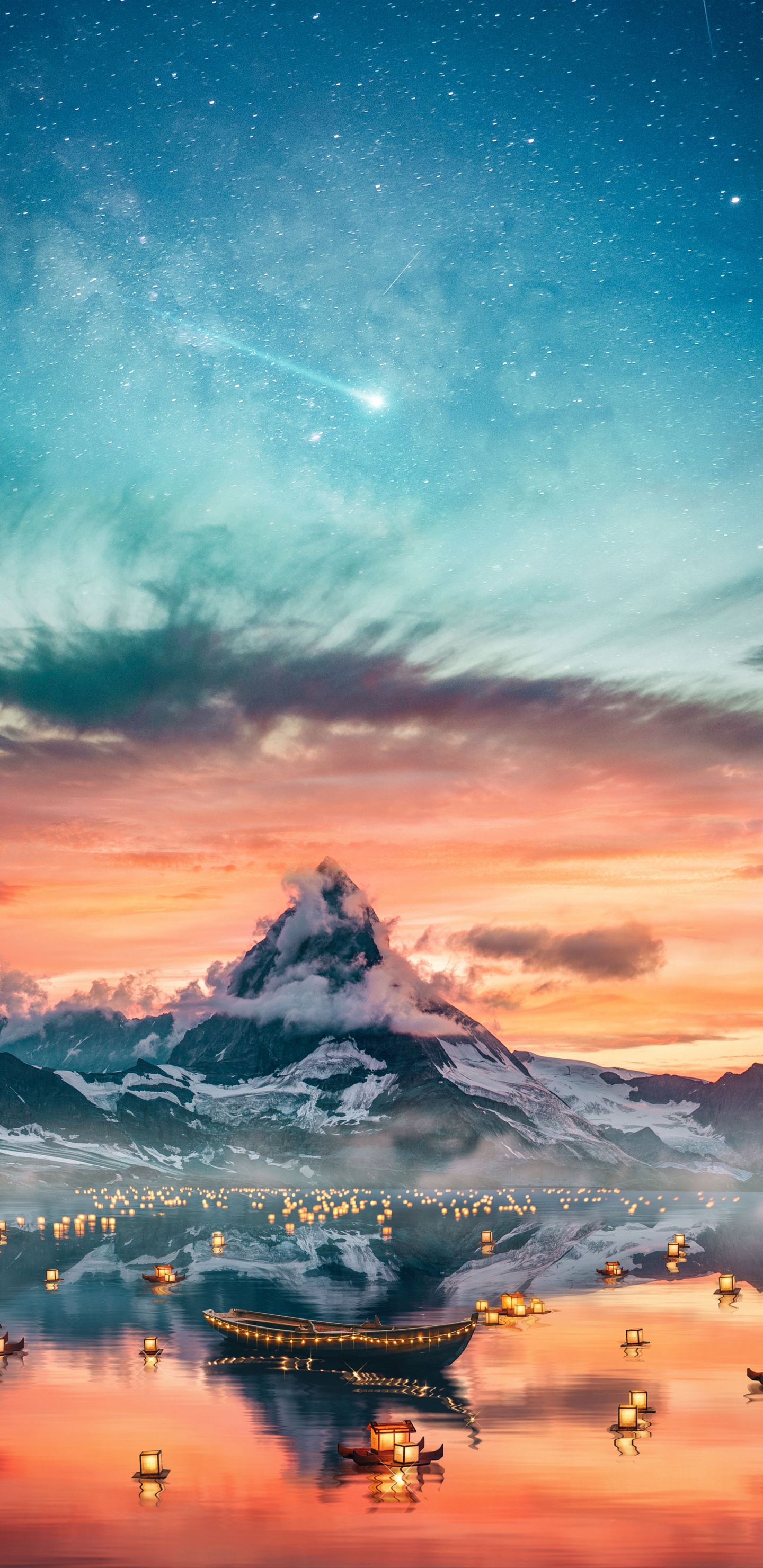 Обои пейзаж, природа, облако, атмосфера, экорегион в разрешении 1440x2960