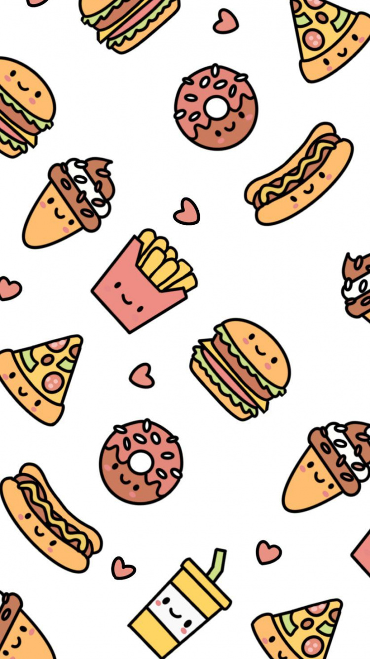 Обои пища, белые, Апельсин, желтый, линия в разрешении 750x1334