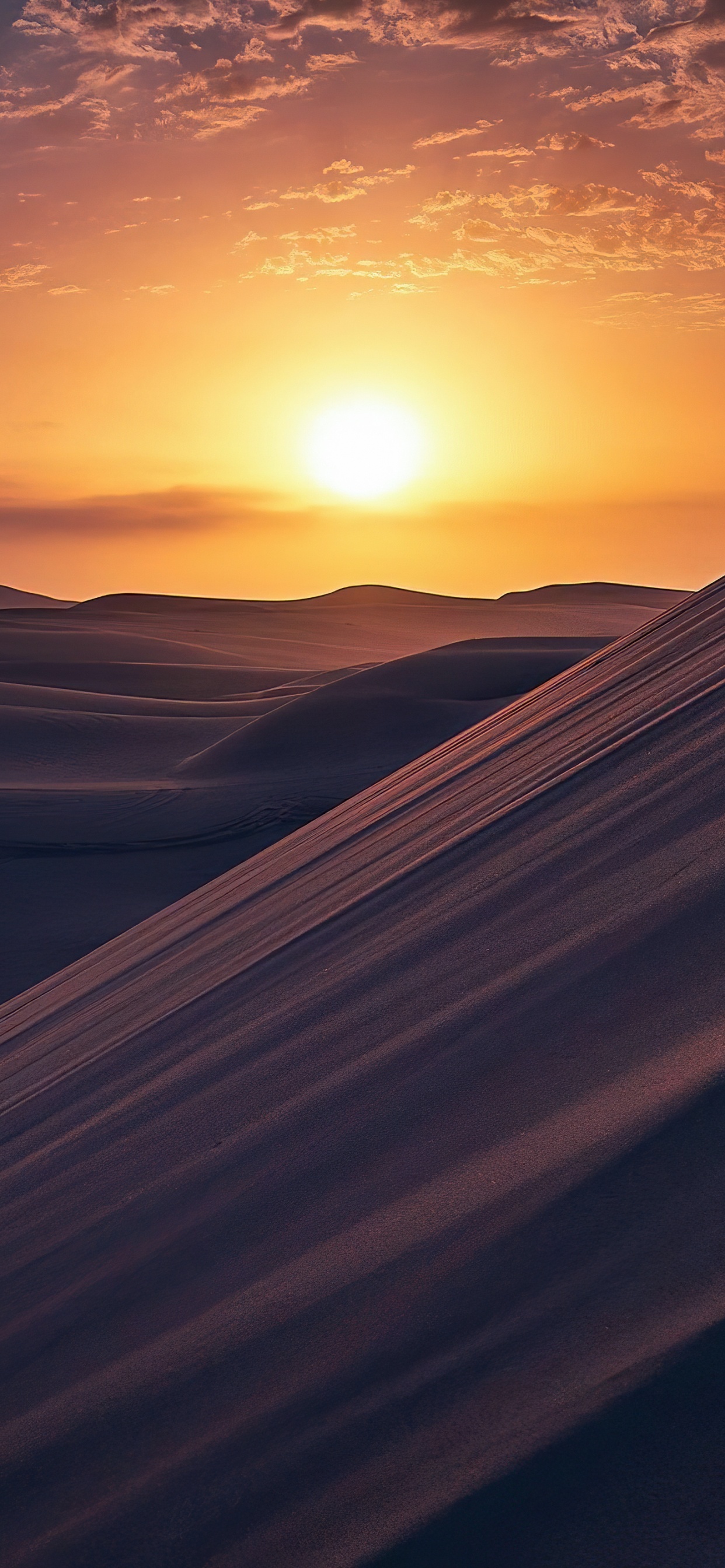 Обои закат, солнечный свет, атмосфера, экорегион, природный ландшафт в разрешении 1242x2688