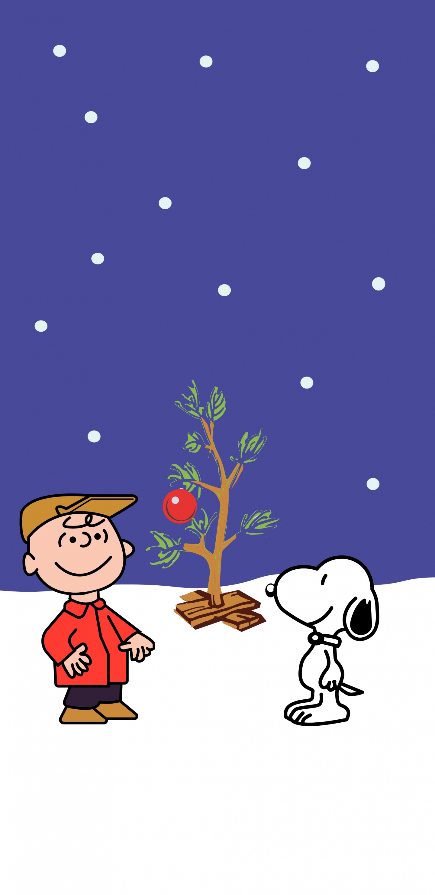 Обои мультфильм, фикция, арт, ветвь, дерево в разрешении 1440x2960