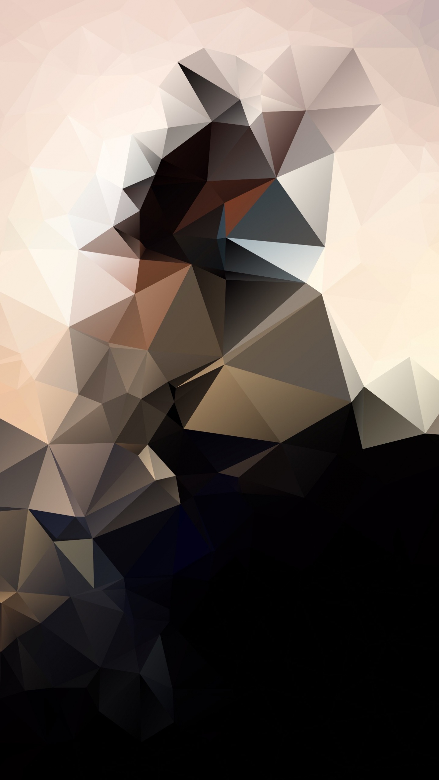 Обои дизайн, треугольник, узор, человек, симметрия в разрешении 1440x2560