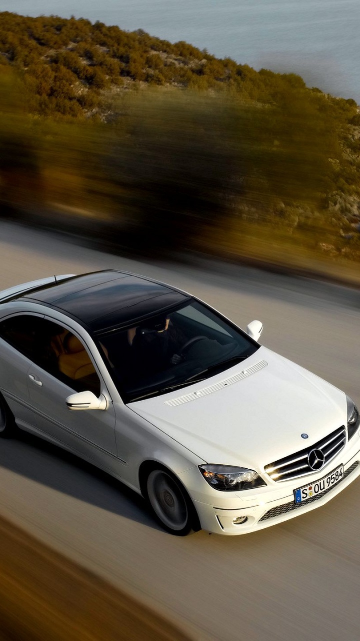 Обои Мерседес цлц, авто, Мерседес-Бенц CLC-класс, Брабус, автомобиль среднего размера в разрешении 720x1280