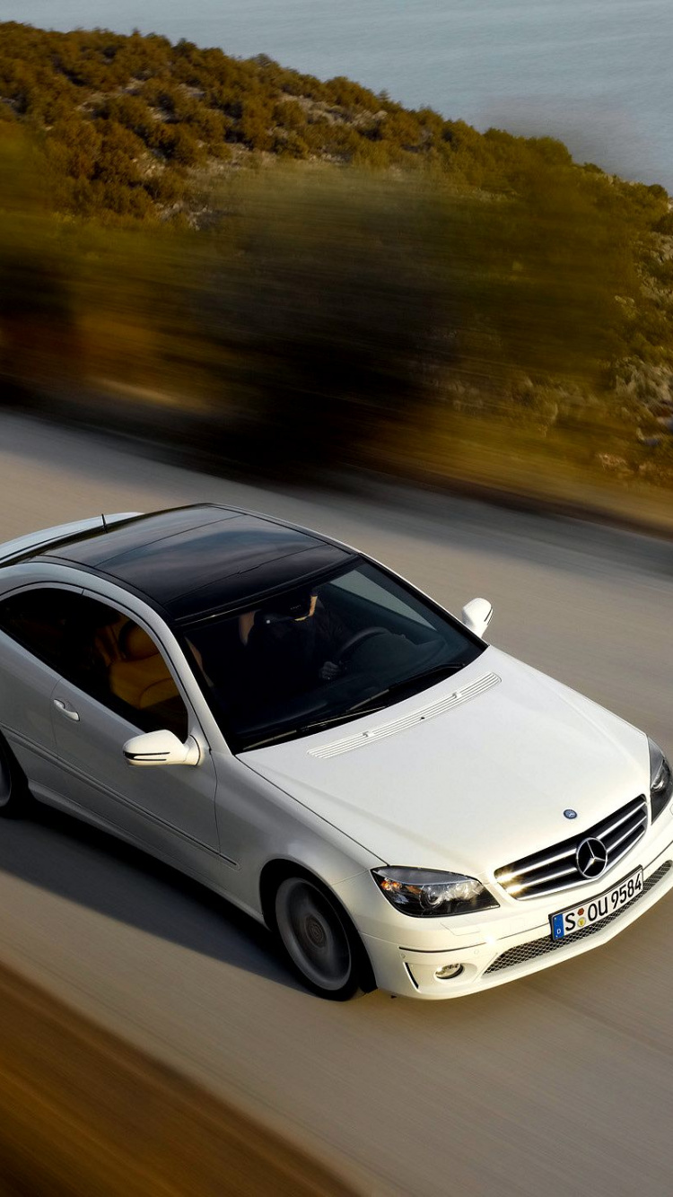 Обои Мерседес цлц, авто, Мерседес-Бенц CLC-класс, Брабус, автомобиль среднего размера в разрешении 750x1334