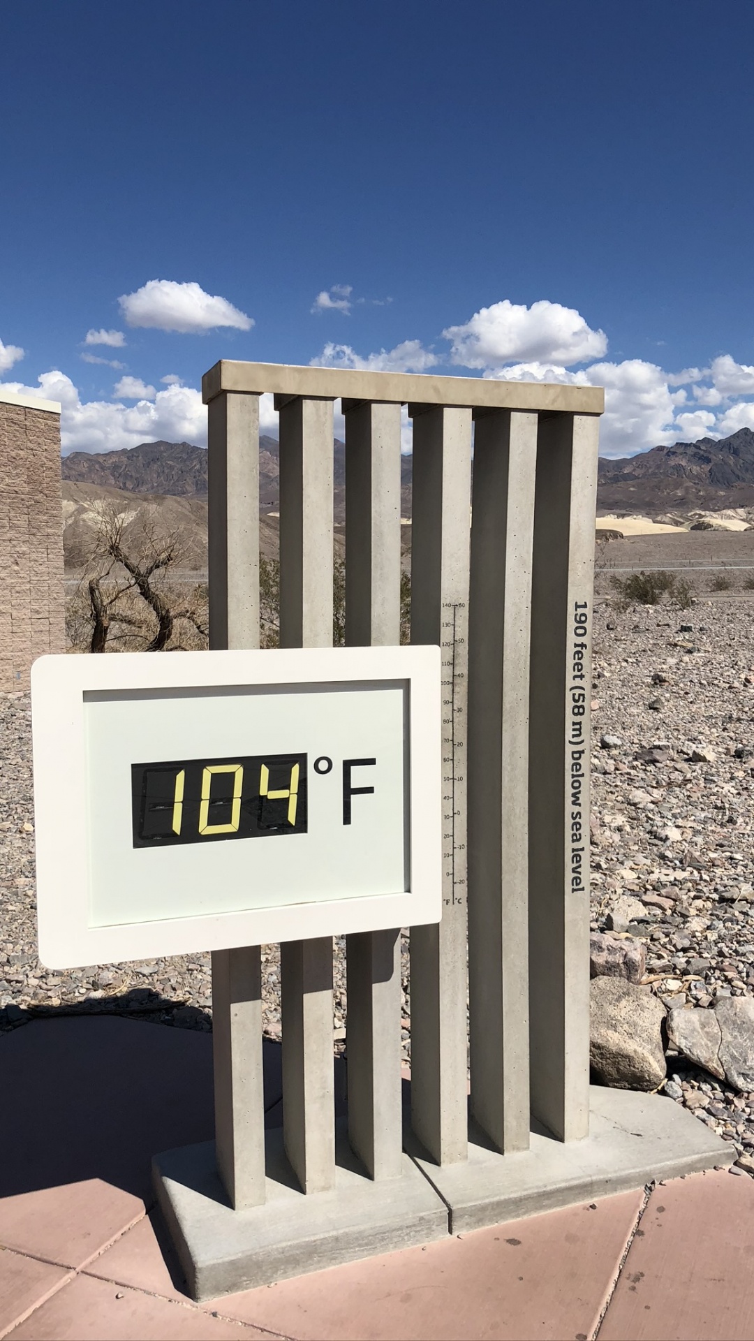 Обои США, Невада, долина смерти, национальный парк долина смерти, архитектура в разрешении 1080x1920