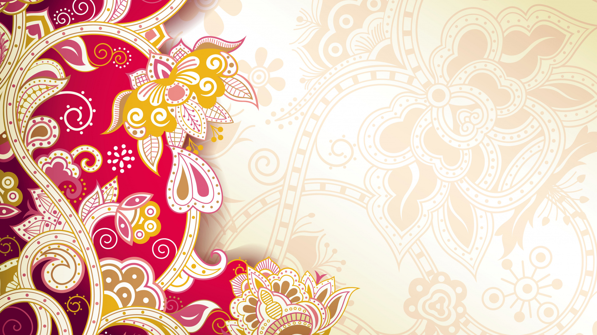 Обои векторная графика, дизайн, графический дизайн, иллюстрация, узор в разрешении 1920x1080