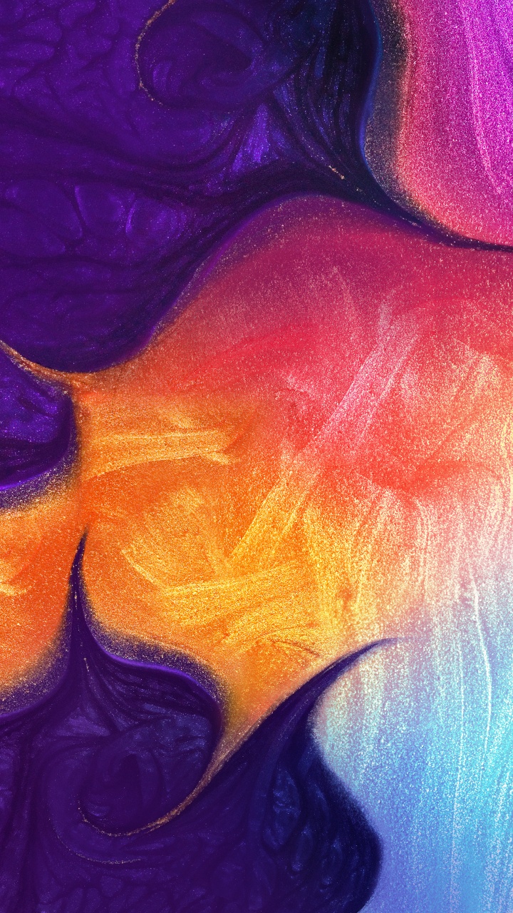 Обои Samsung Galaxy, Samsung, Samsung Galaxy A50, андроид, красочность в разрешении 720x1280