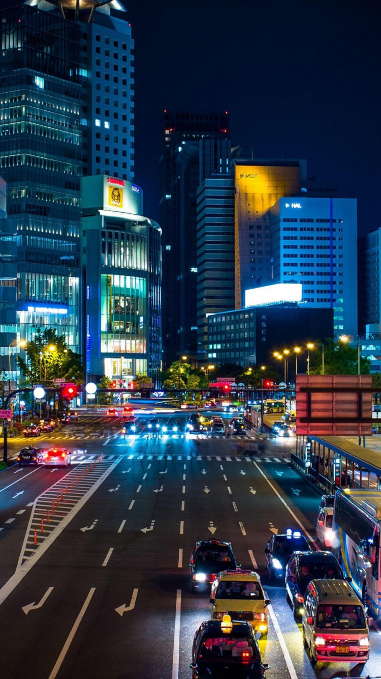 Обои Осака, замок Осака, Токио, городской район, метрополия в разрешении 750x1334