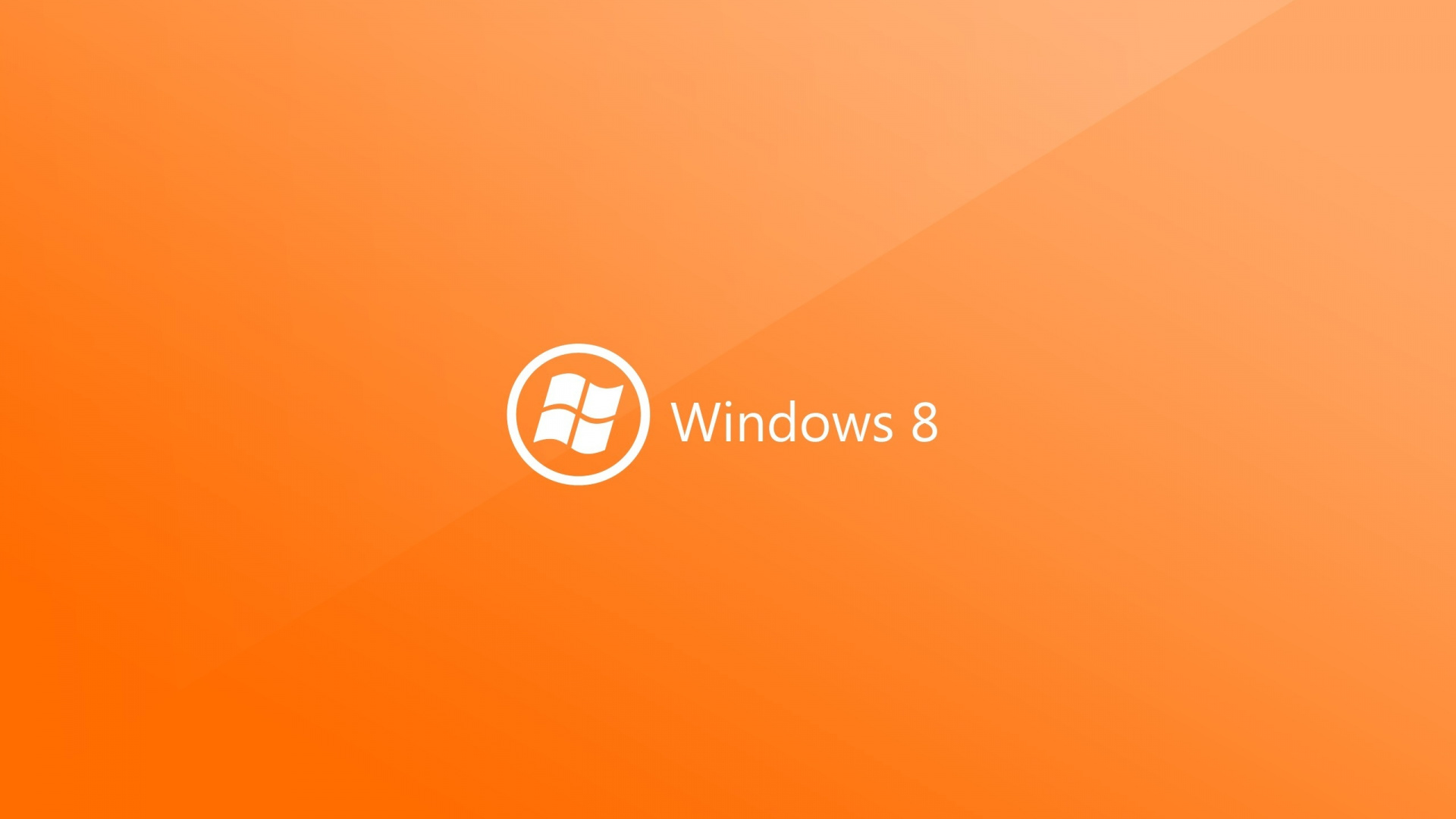 Обои Windows 8, microsoft windows, Апельсин, текст, лого в разрешении 1920x1080