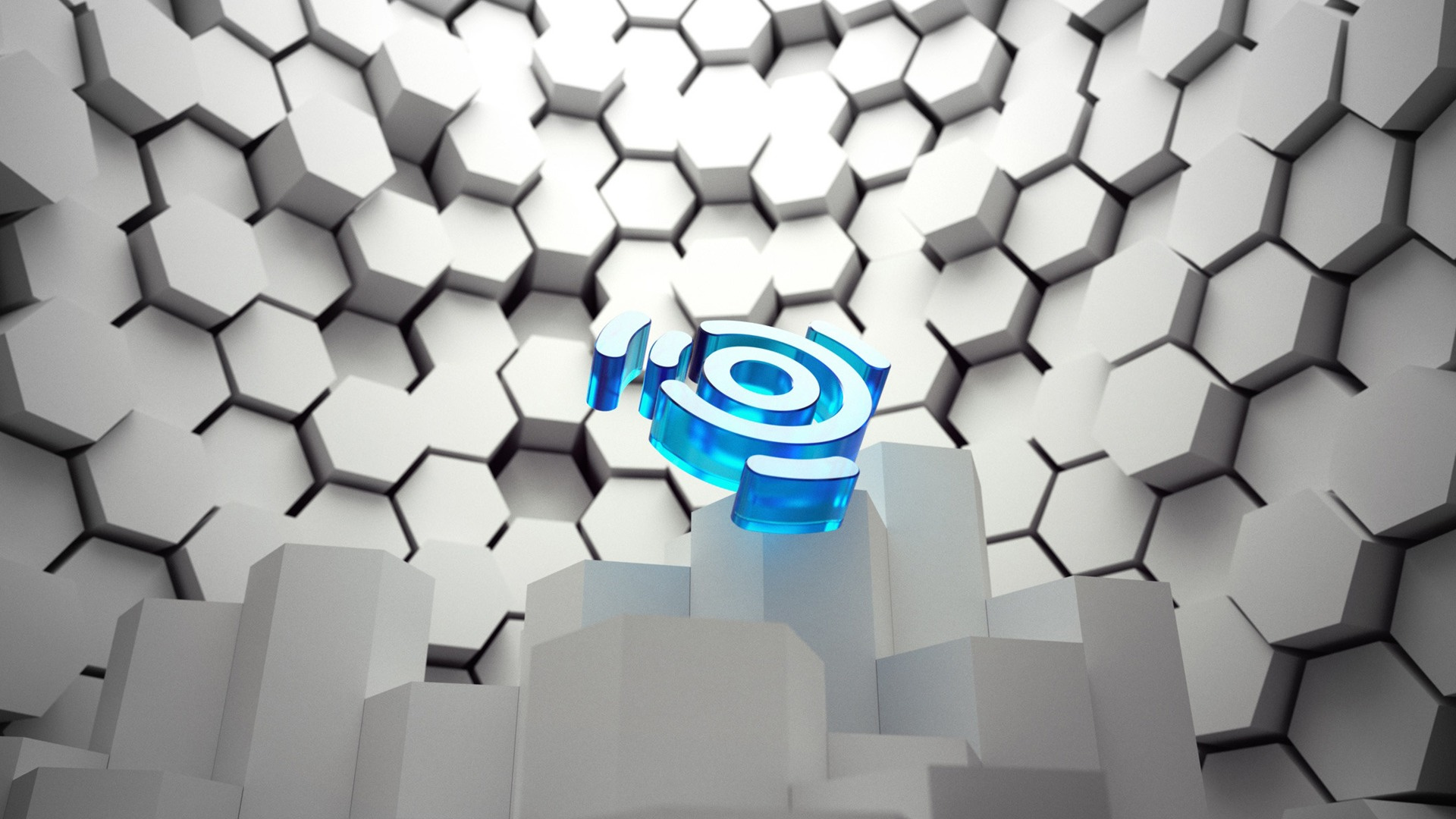 Обои ubuntu, linux, Операционная система, синий, узор в разрешении 1920x1080