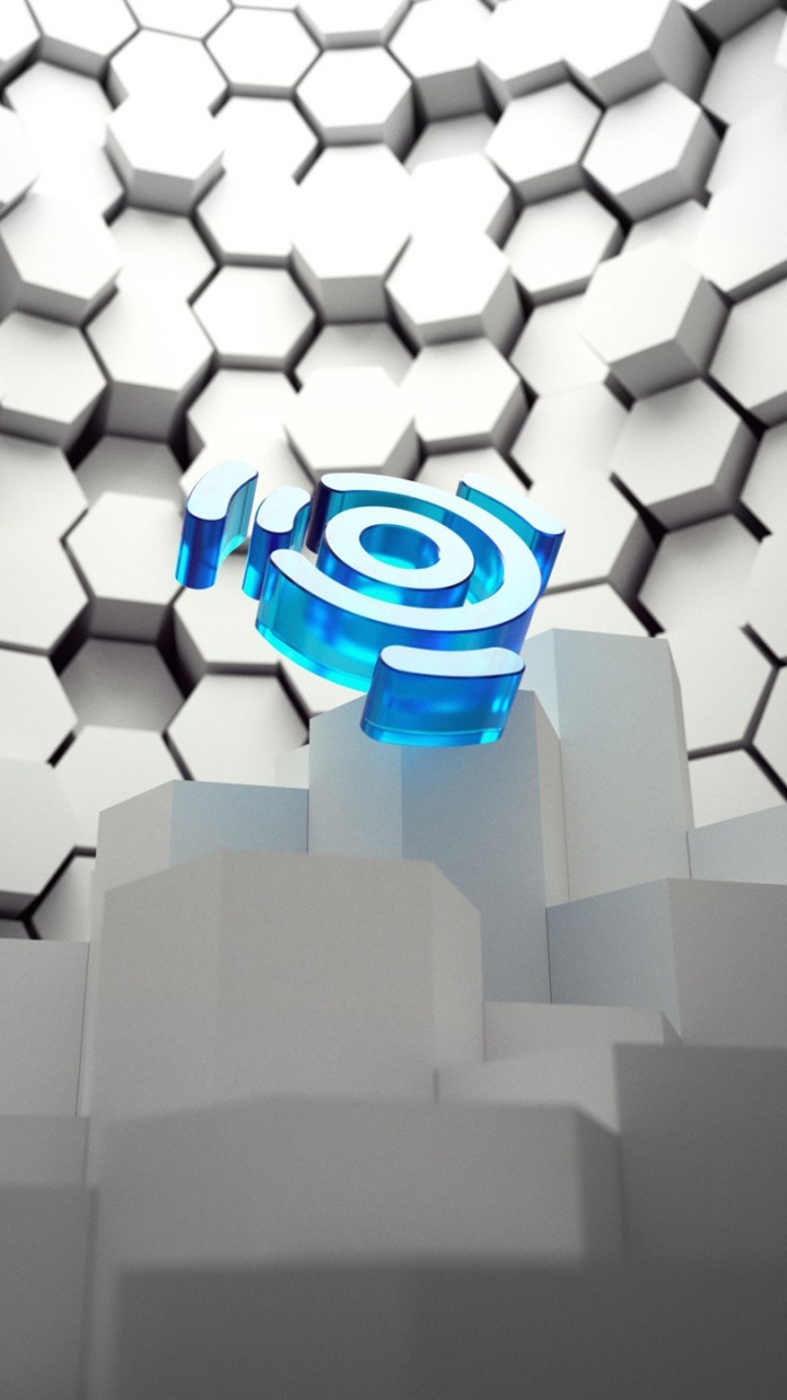 Обои ubuntu, linux, Операционная система, синий, узор в разрешении 720x1280