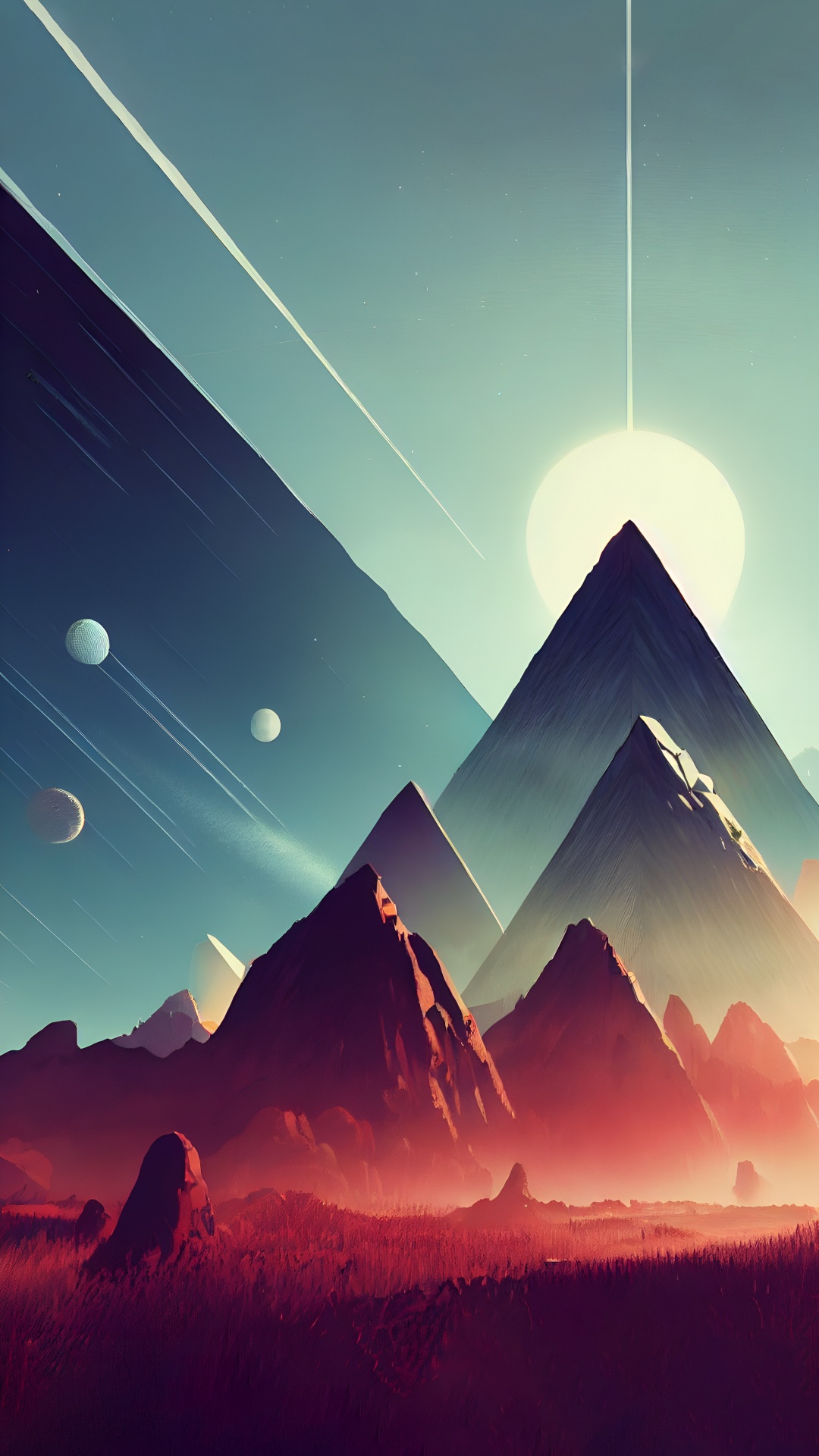 Обои гора, атмосфера, экорегион, мир, природный ландшафт в разрешении 1080x1920