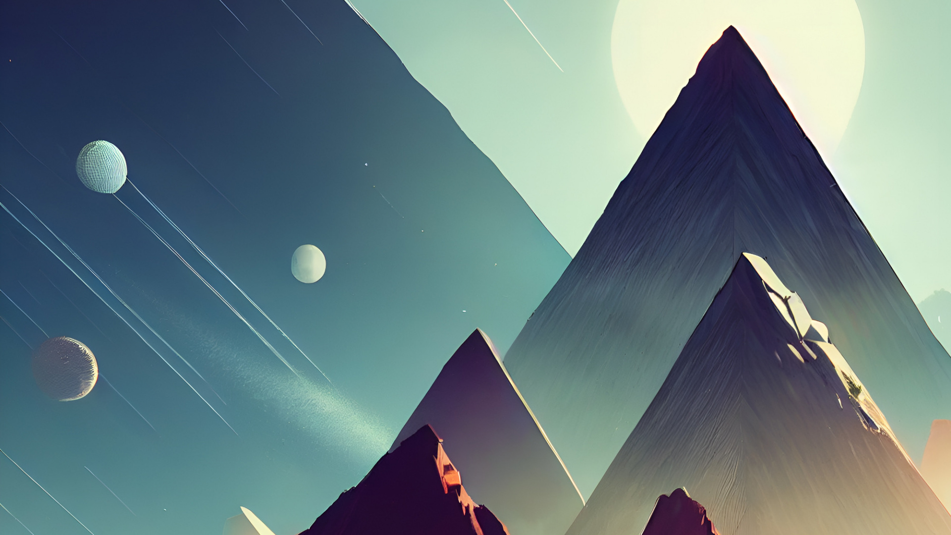 Обои гора, атмосфера, экорегион, мир, природный ландшафт в разрешении 1920x1080