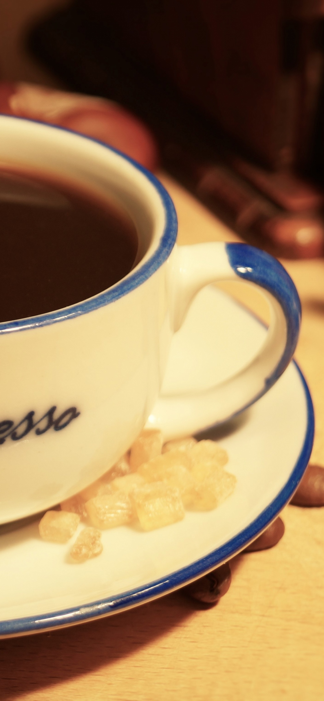 Обои кофе эспрессо, капучино, чай, латте, кофейня в разрешении 1125x2436