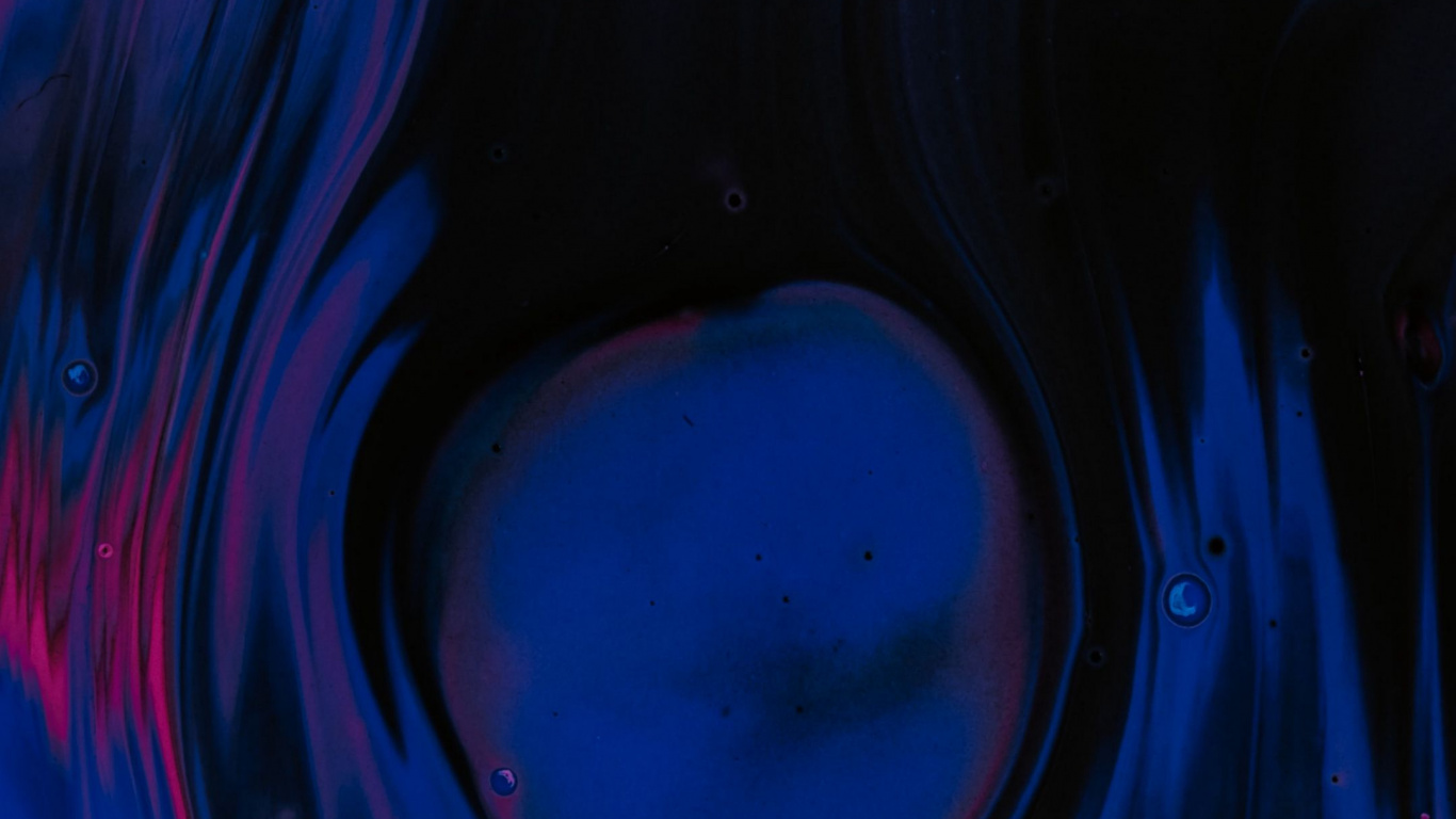 Обои электрик, жидкий, лазурный, художественная краска, жидкость в разрешении 1366x768