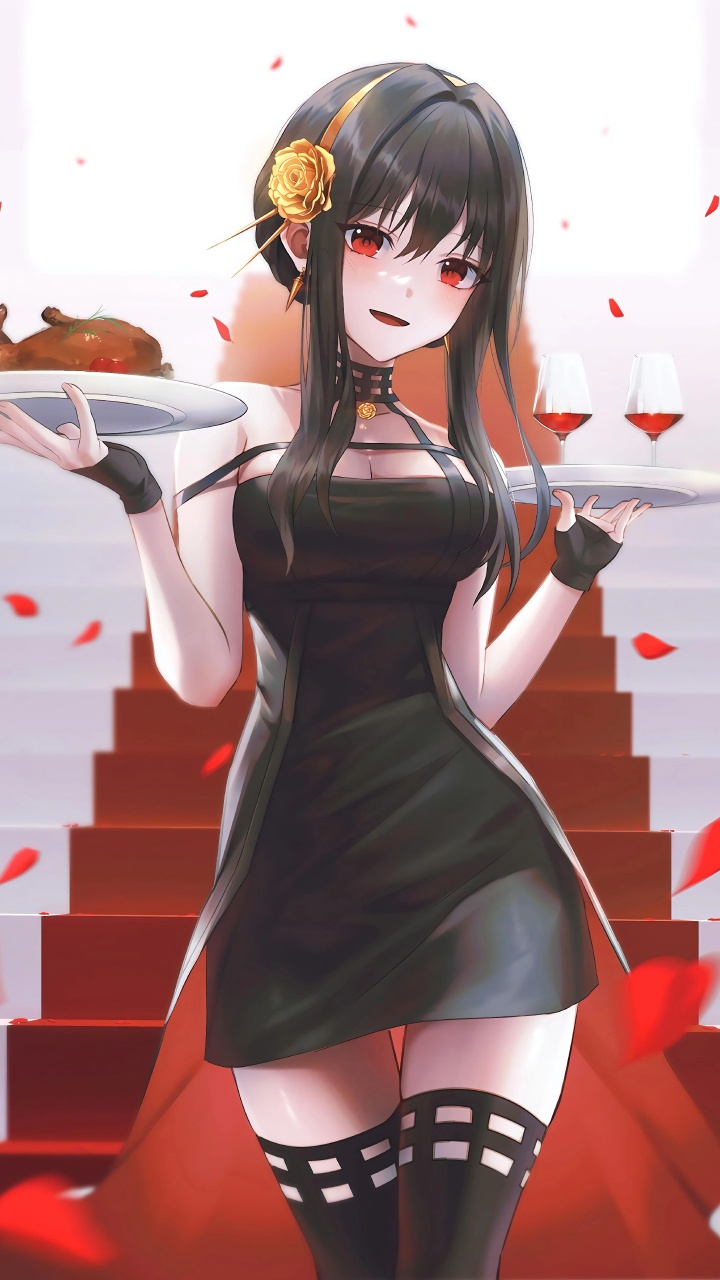 Обои аниме девчонка, твоя кузница, мультик, аня фальсификатор, фальшивомонетчик в разрешении 720x1280