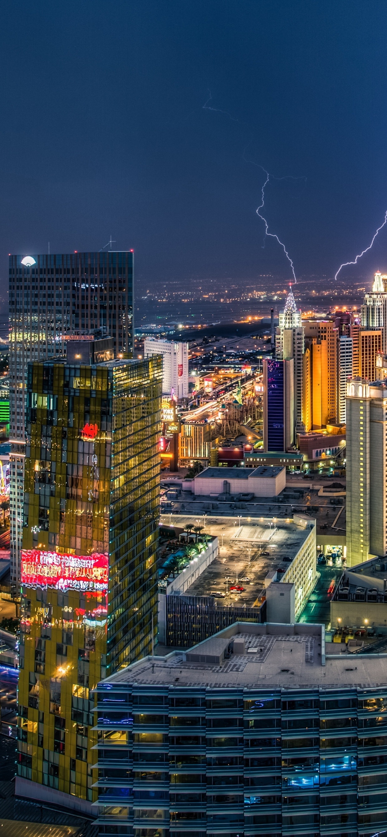 Обои Лас Вегас стрип, международный аэропорт Гарри Рида, небоскреб, здание, вышка в разрешении 1242x2688