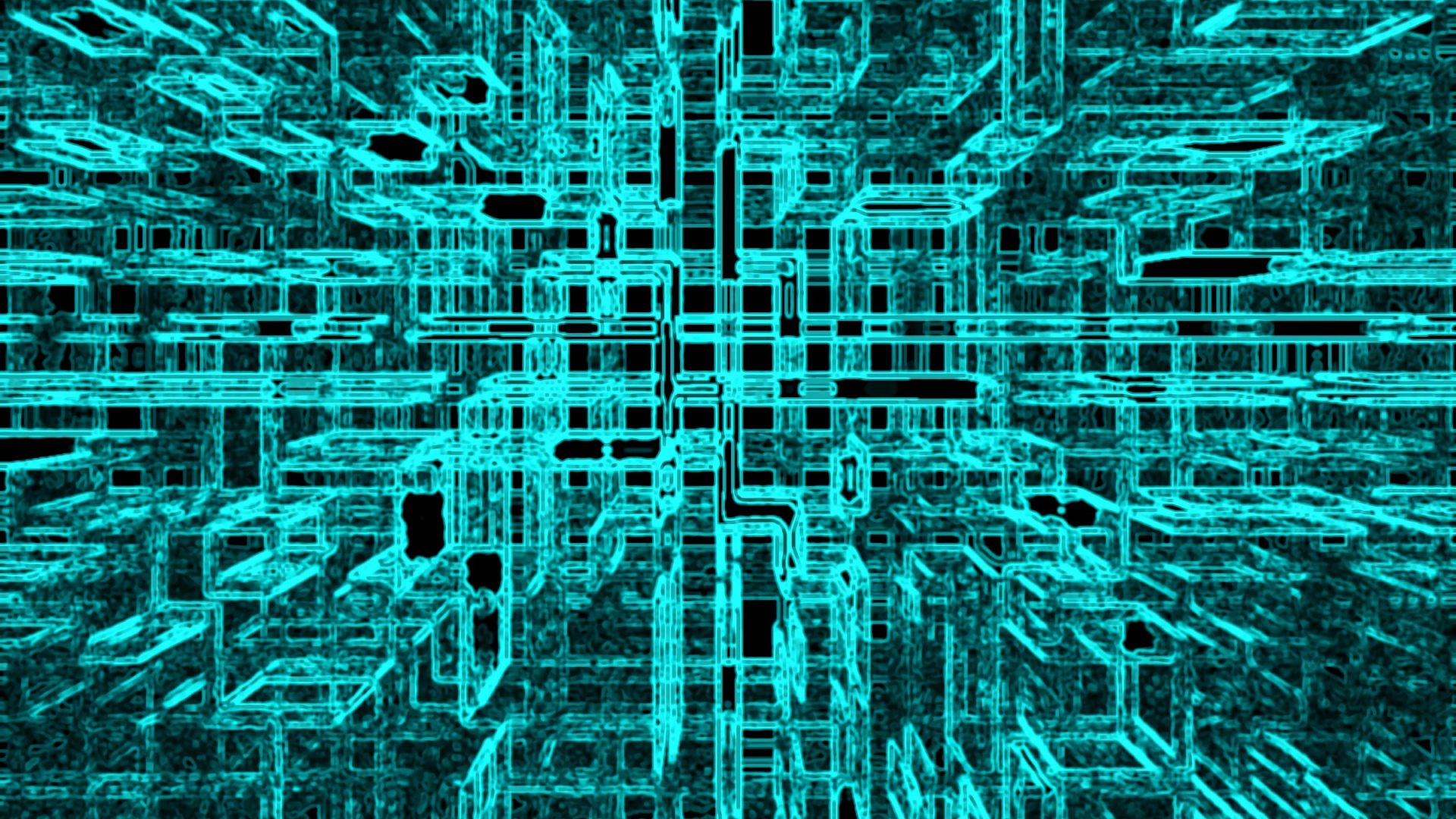 Обои зеленый, синий, бирюза, линия, узор в разрешении 1920x1080