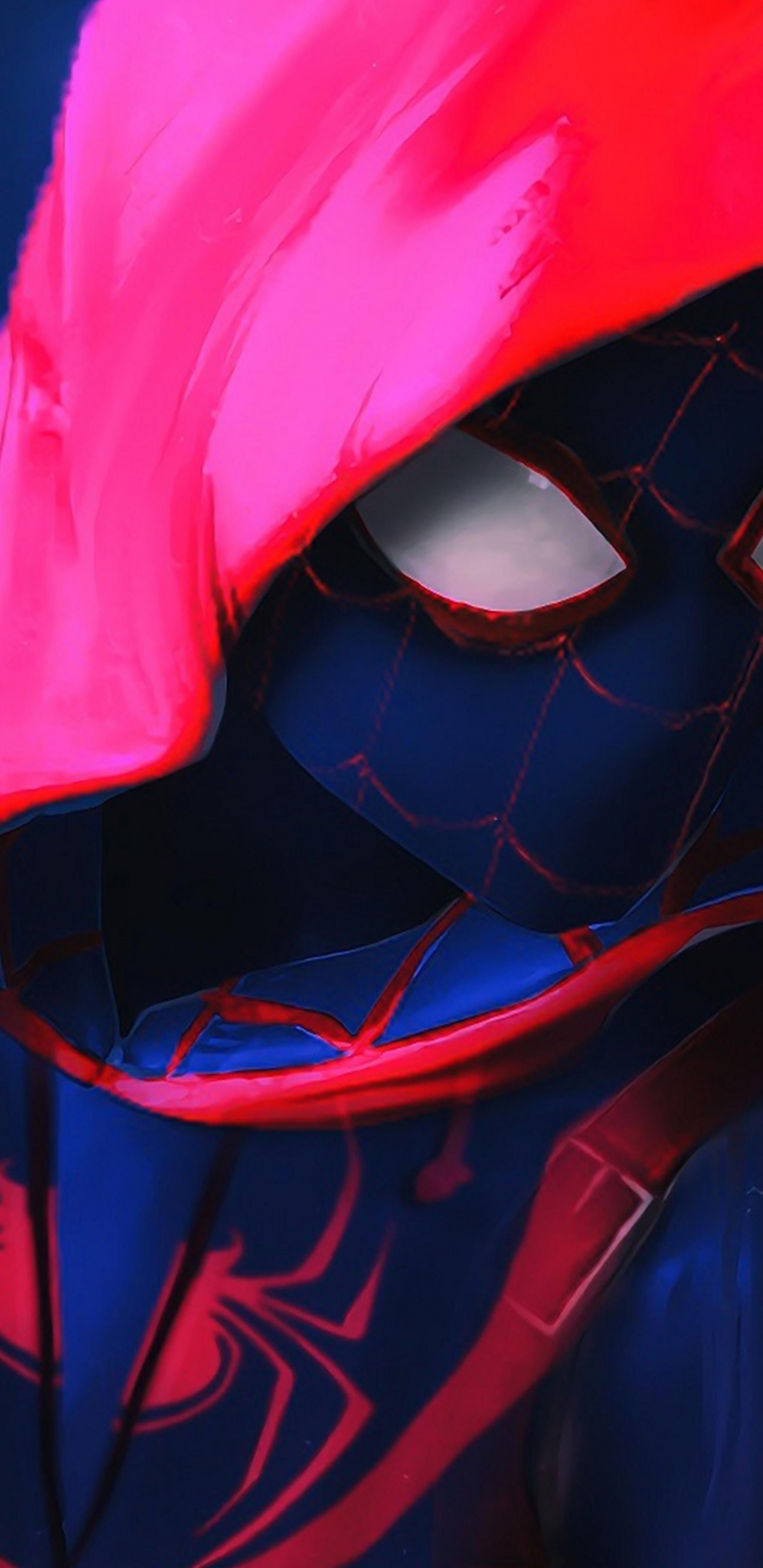 Обои чудо человек-паук майл моралес, Майлз Моралес, человек-паук, шкворень, комиксы Марвел в разрешении 1440x2960