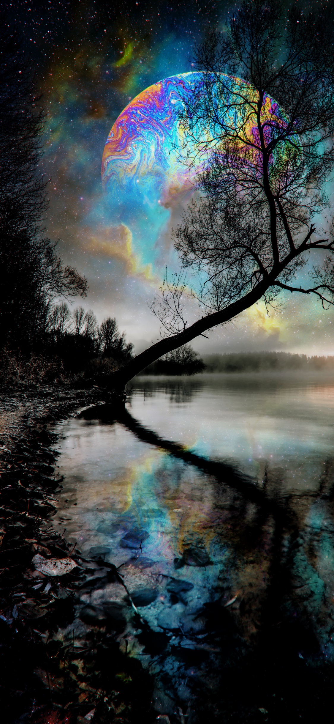 Обои природа, вода, гидроресурсы, атмосфера, дневное время в разрешении 1125x2436