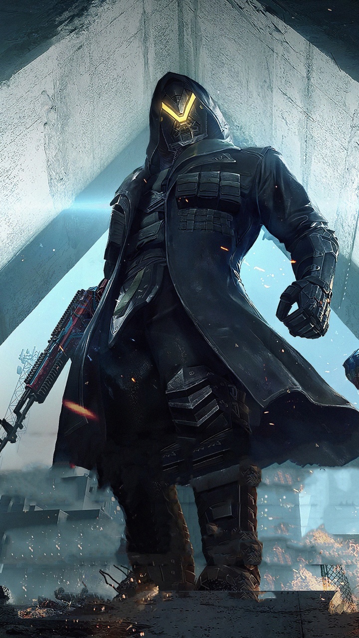 Обои PUBG, боевик, игра-боевик, темнота, событие в разрешении 720x1280