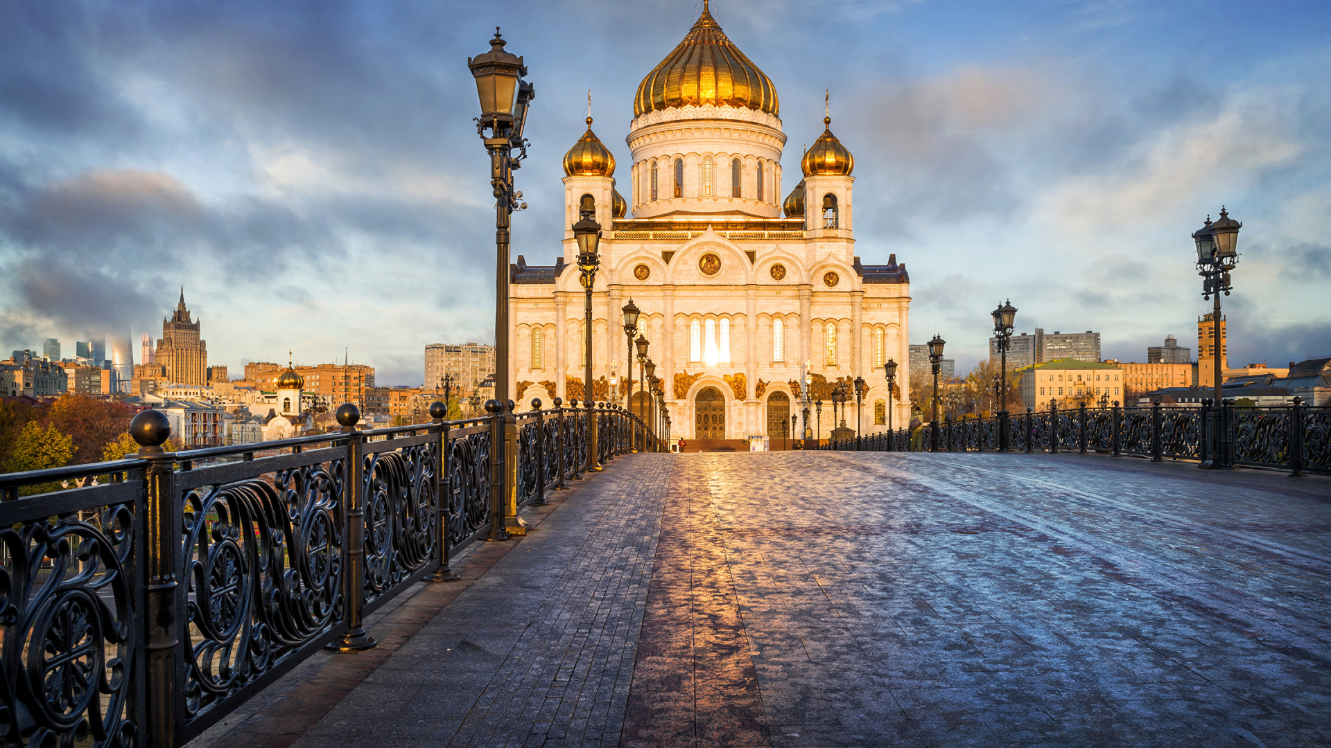 Обои собор, ориентир, здание, город, базилика в разрешении 1920x1080