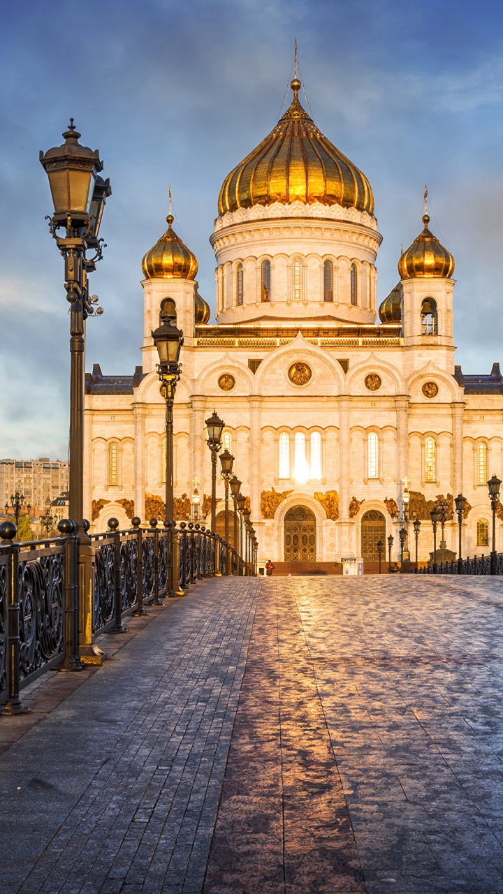 Обои собор, ориентир, здание, город, базилика в разрешении 720x1280