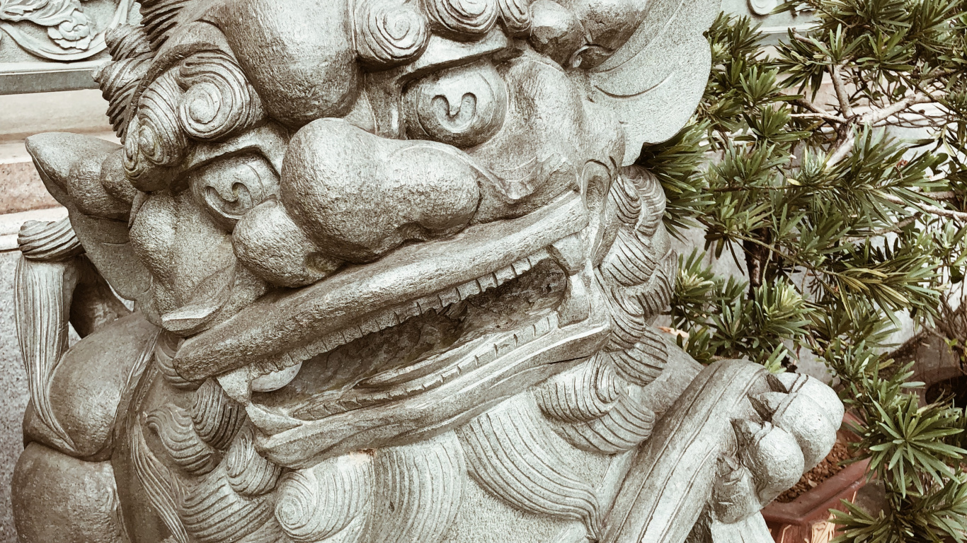 Обои резьба по камню, статуя, арт, классическая скульптура, скульптура в разрешении 1366x768