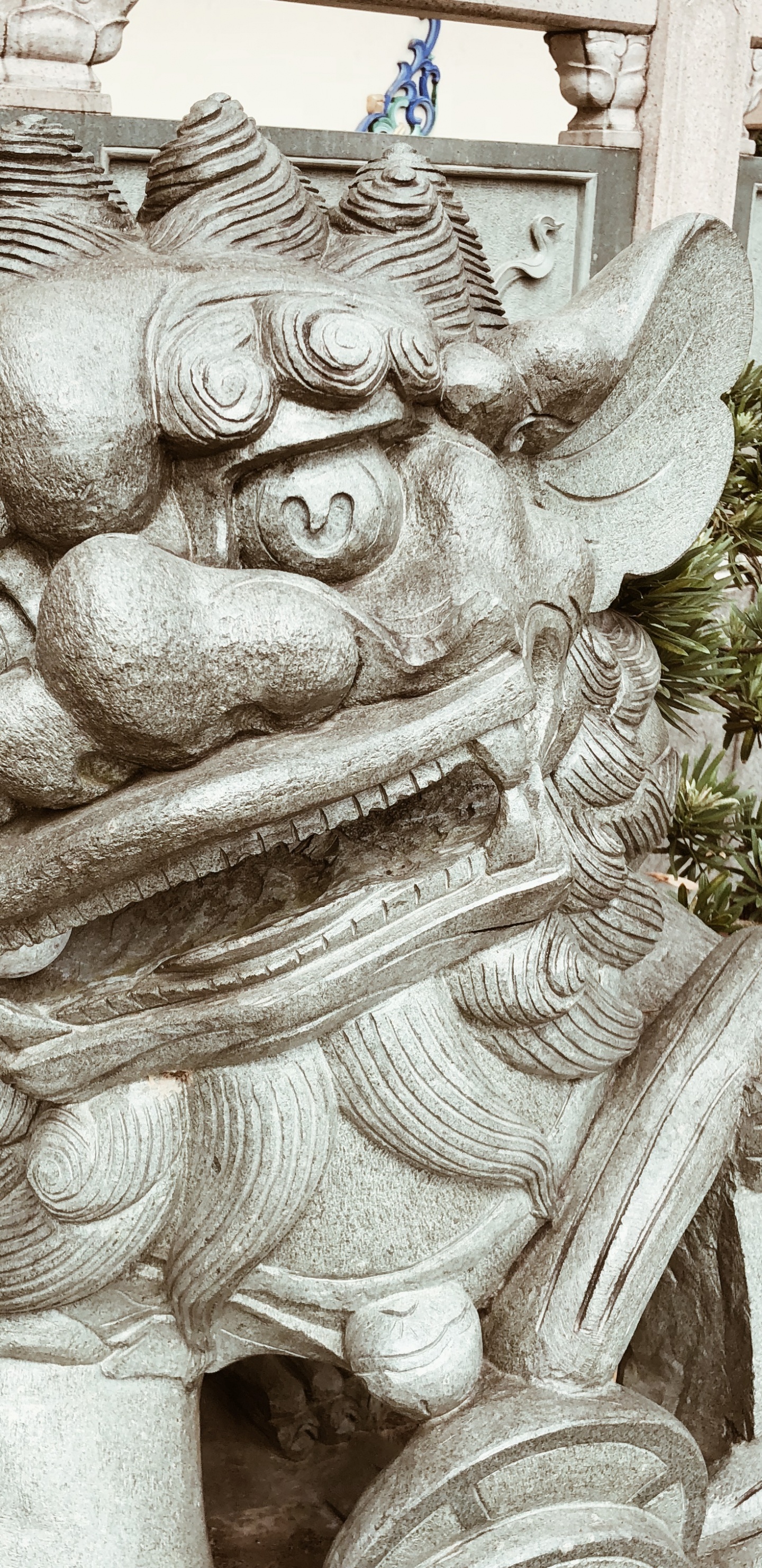 Обои резьба по камню, статуя, арт, классическая скульптура, скульптура в разрешении 1440x2960