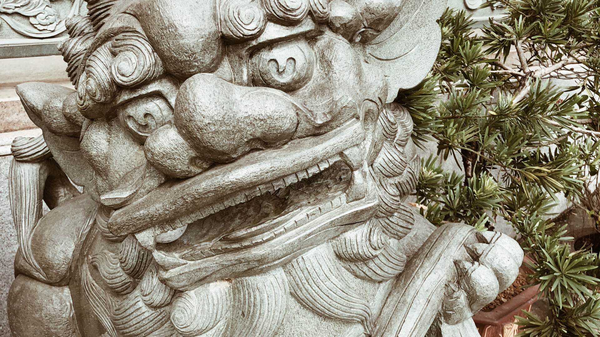 Обои резьба по камню, статуя, арт, классическая скульптура, скульптура в разрешении 1920x1080
